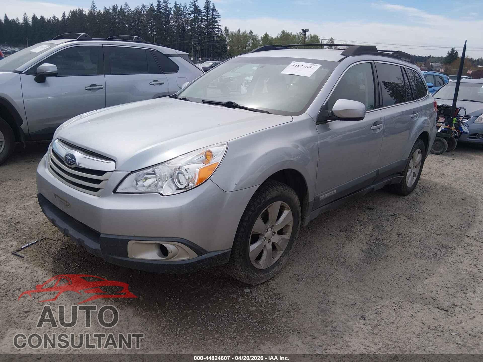 SUBARU OUTBACK 2012 - 4S4BRBCC8C3204494