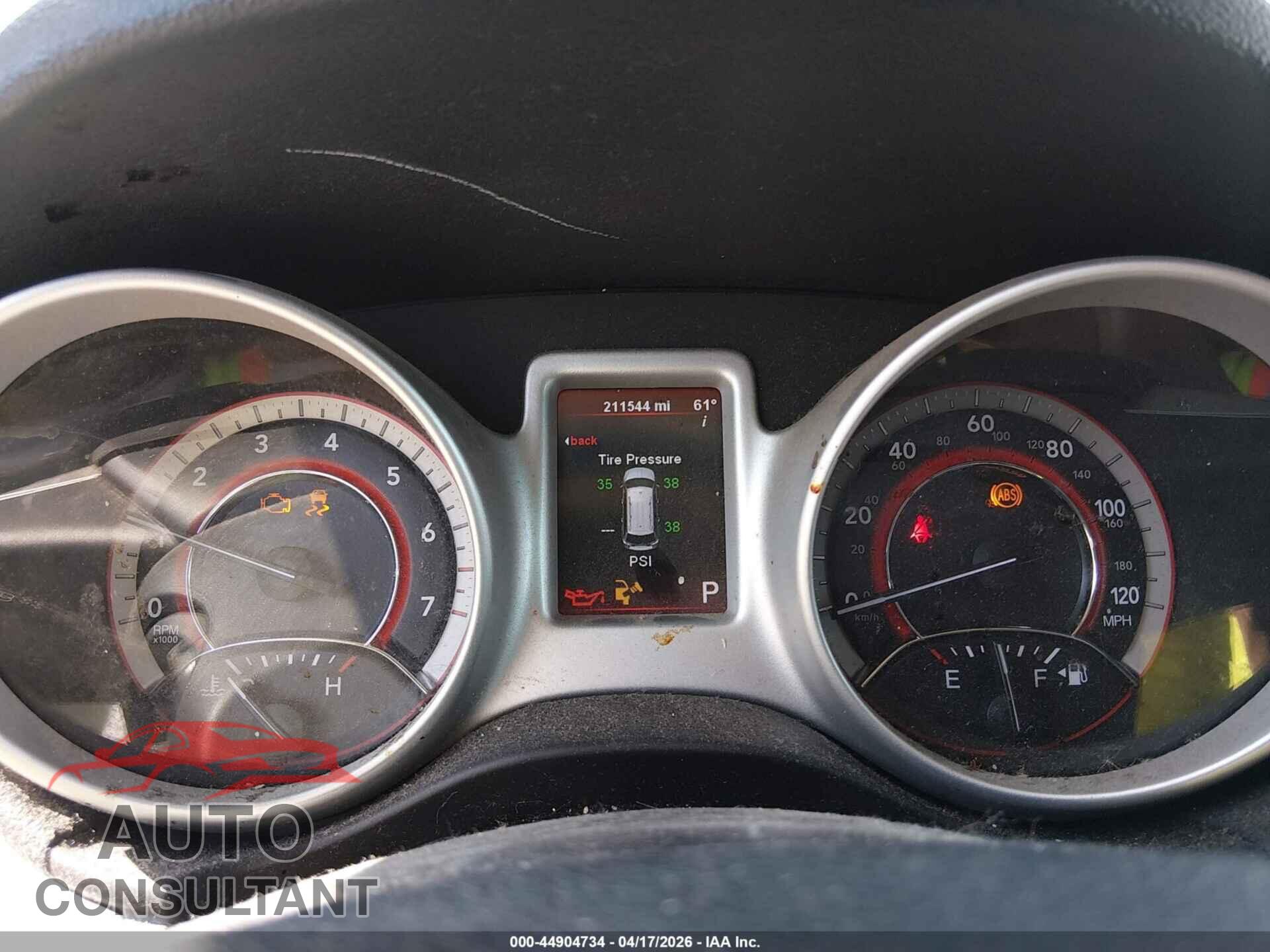 DODGE JOURNEY 2015 - 3C4PDCAB9FT728223