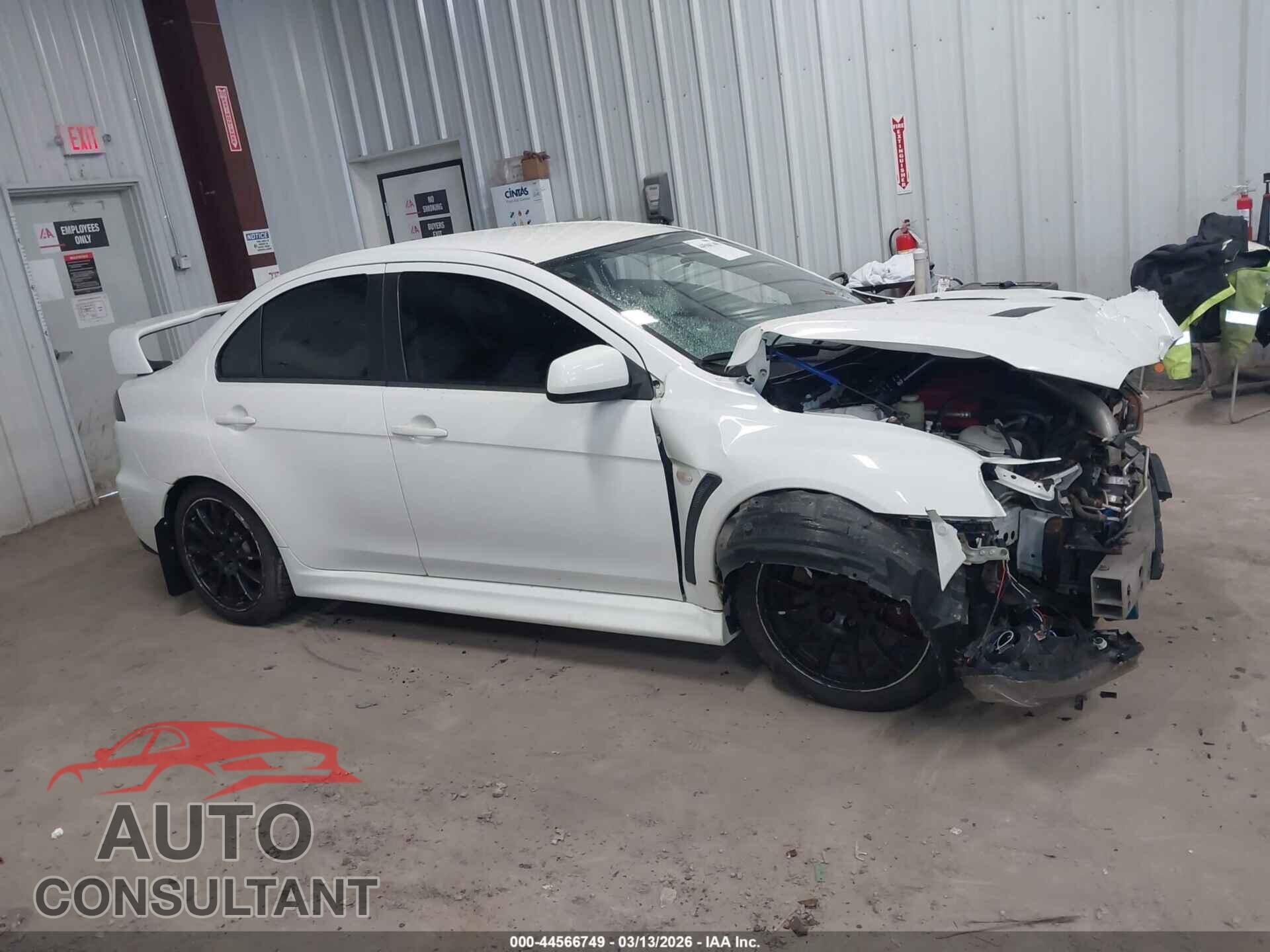 MITSUBISHI LANCER EVOLUTION 2011 - JA32W8FV0BU032918