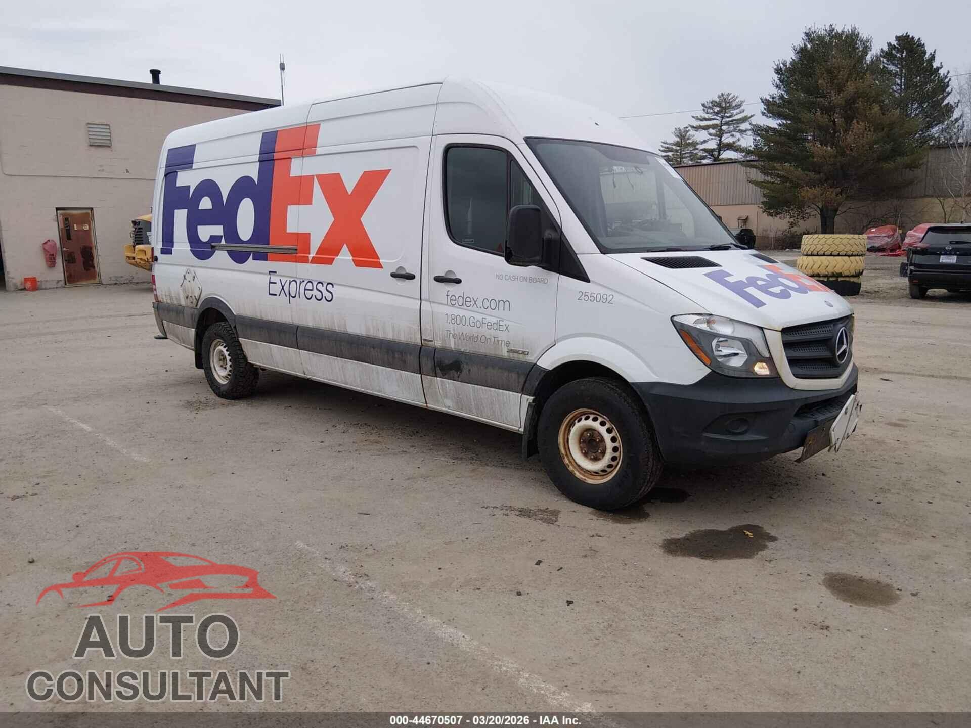 MERCEDES-BENZ SPRINTER 2500 2014 - WD3PE8DE4E5897901