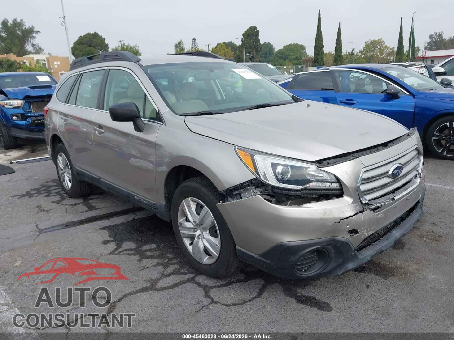 SUBARU OUTBACK 2015 - 4S4BSAAC6F3202149