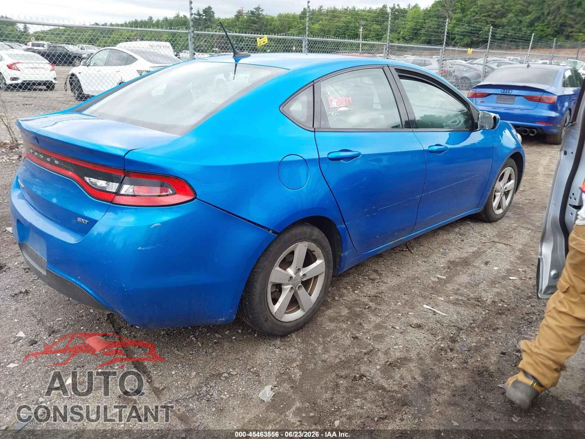 DODGE DART 2015 - 1C3CDFBB4FD266775