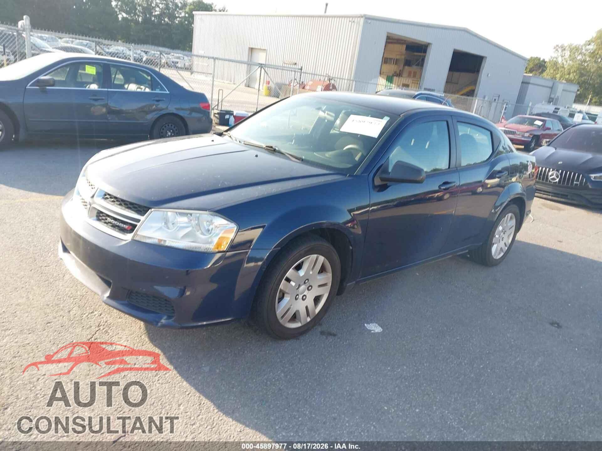 DODGE AVENGER 2013 - 1C3CDZAB3DN651965