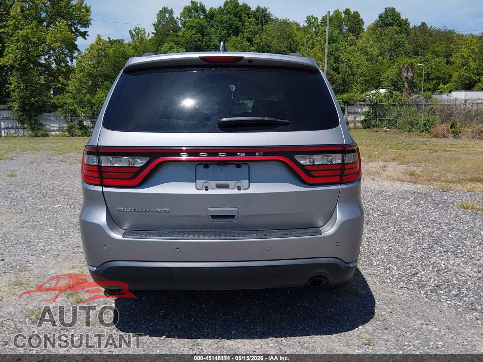 DODGE DURANGO 2017 - 1C4RDHAG2HC923662