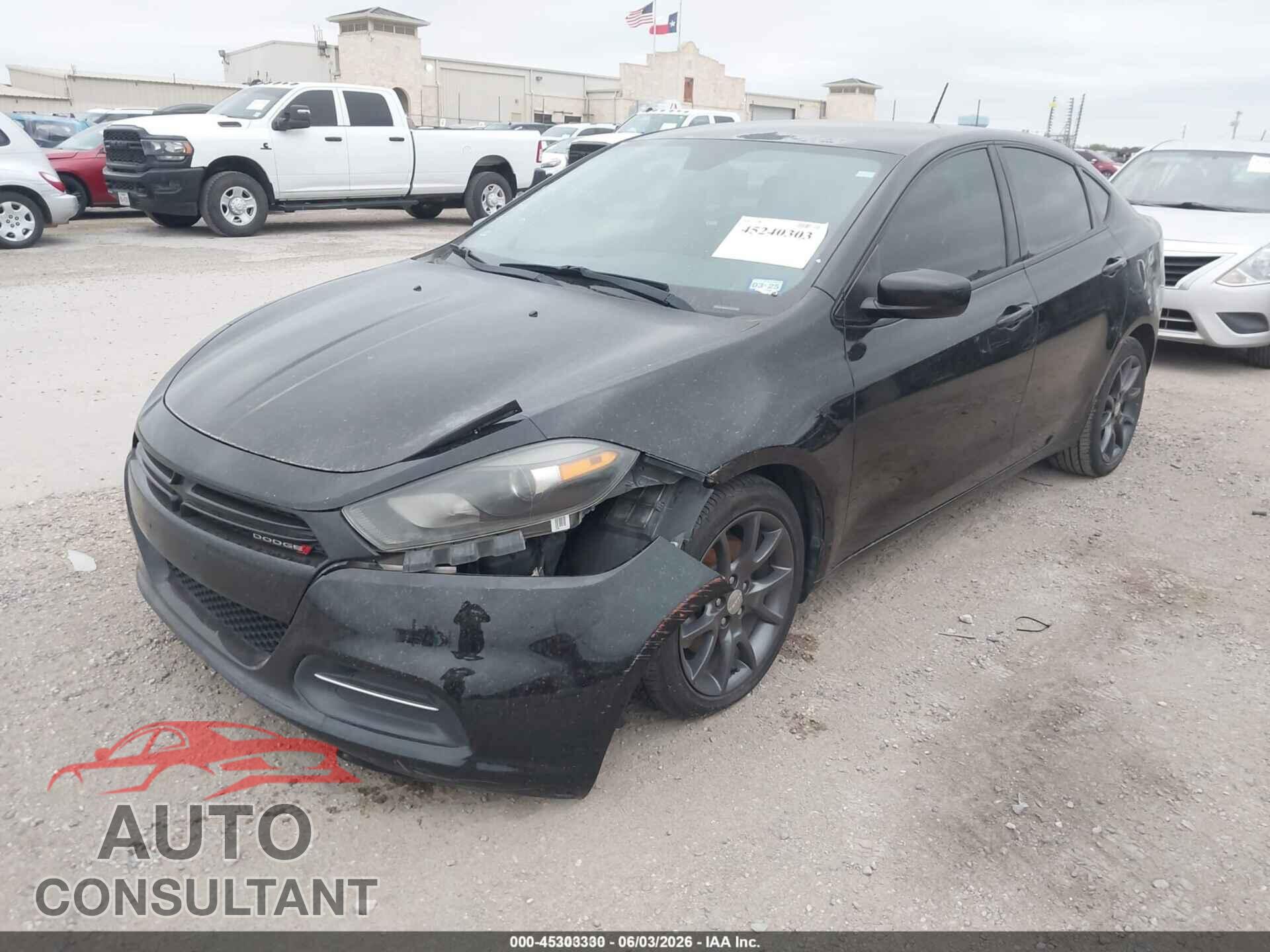 DODGE DART 2015 - 1C3CDFAA5FD433587