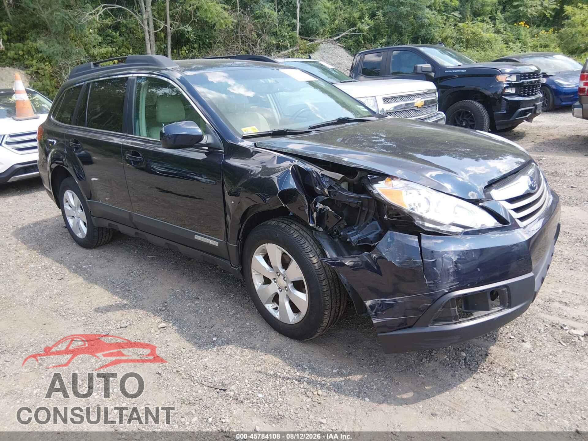 SUBARU OUTBACK 2012 - 4S4BRBCC4C3208008