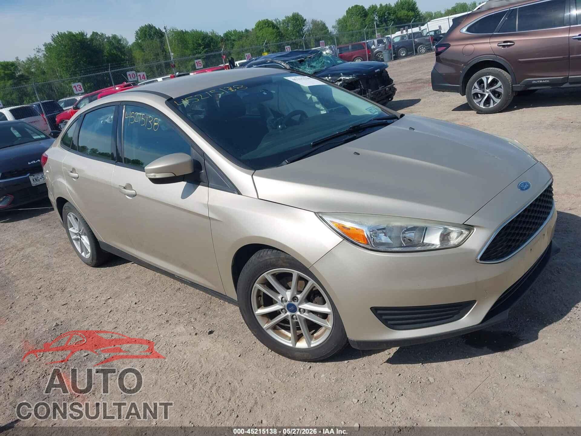 FORD FOCUS 2017 - 1FADP3F26HL335836