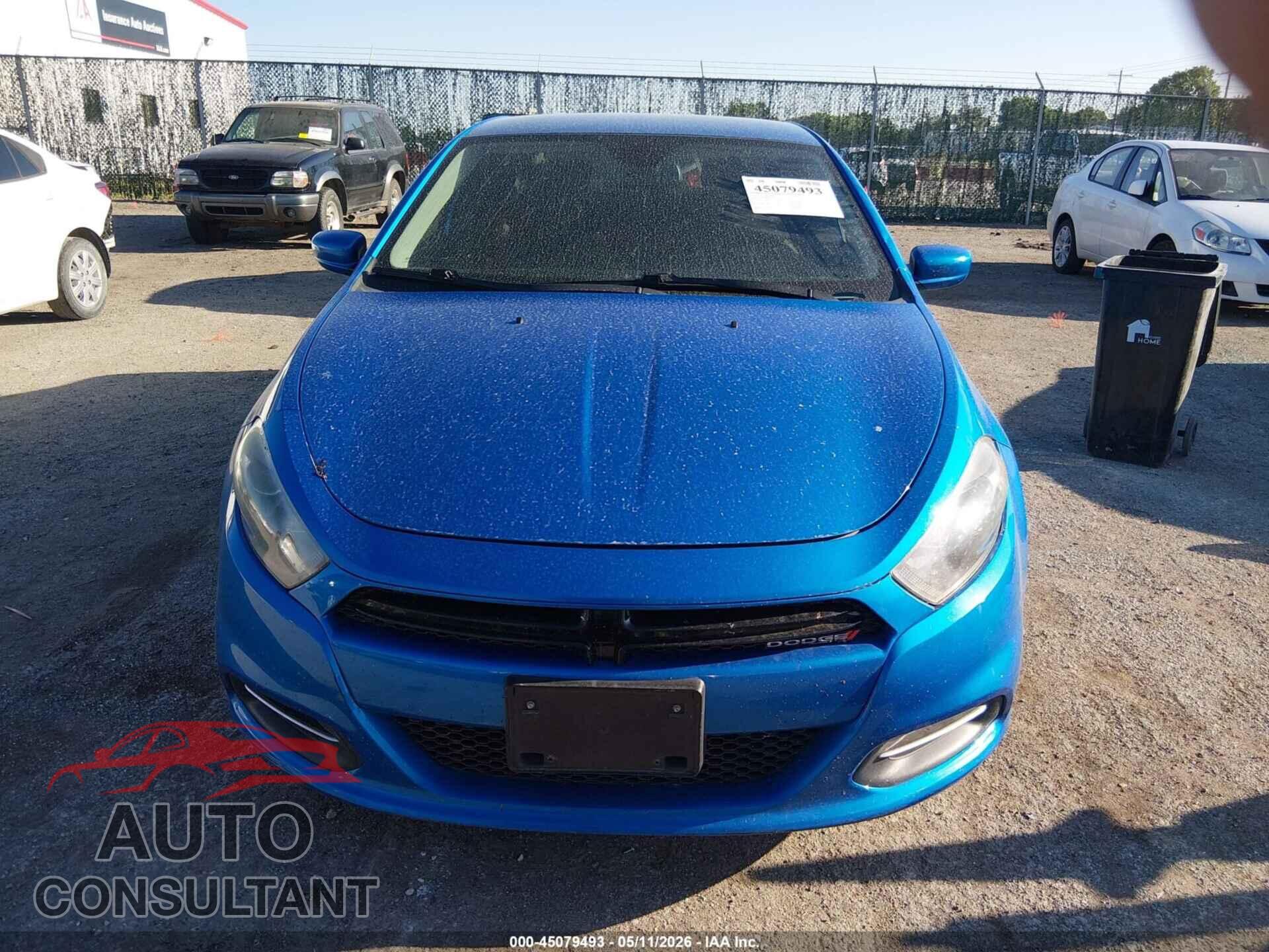 DODGE DART 2015 - 1C3CDFBB7FD320179