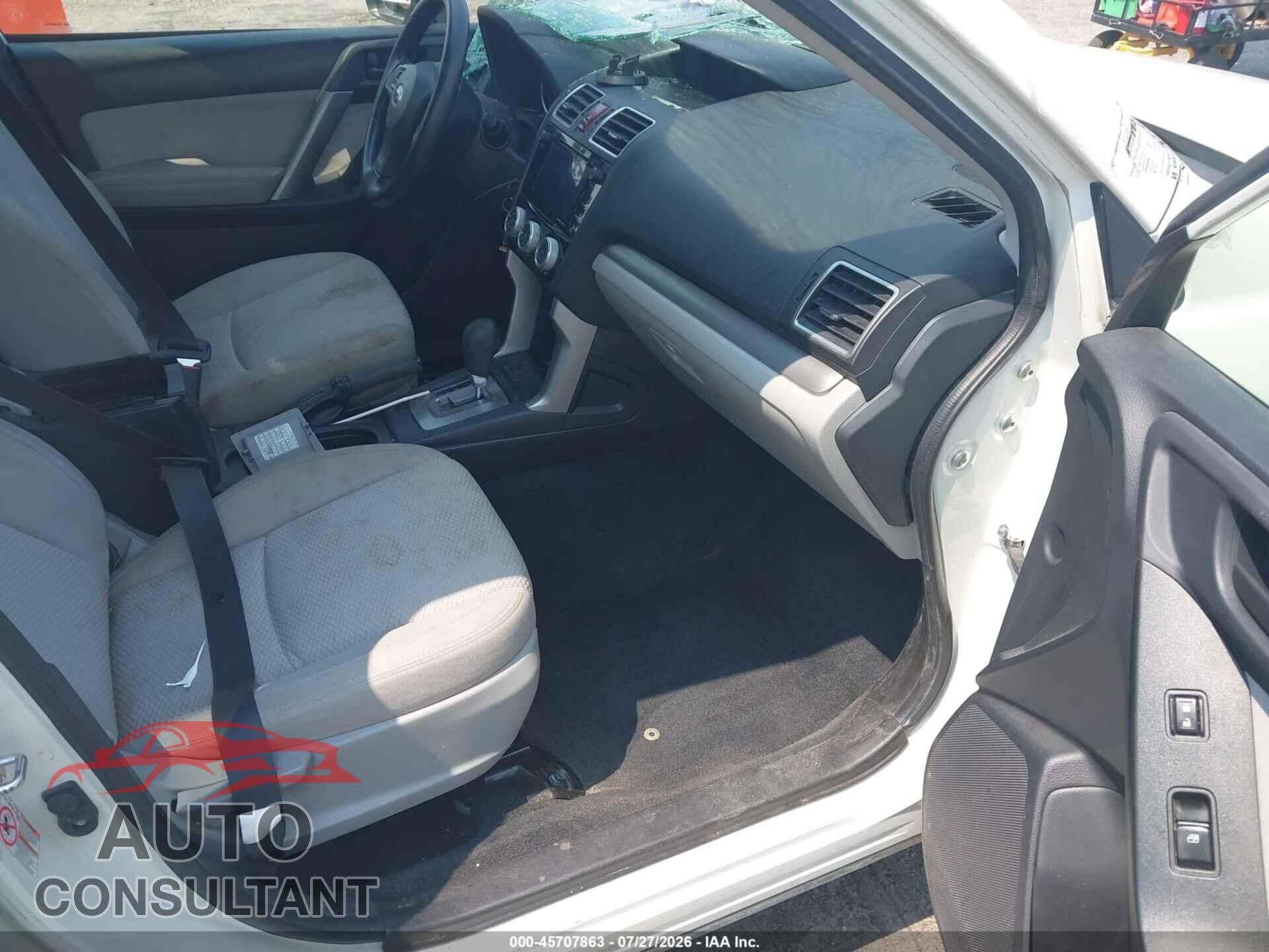 SUBARU FORESTER 2016 - JF2SJADC5GH488911