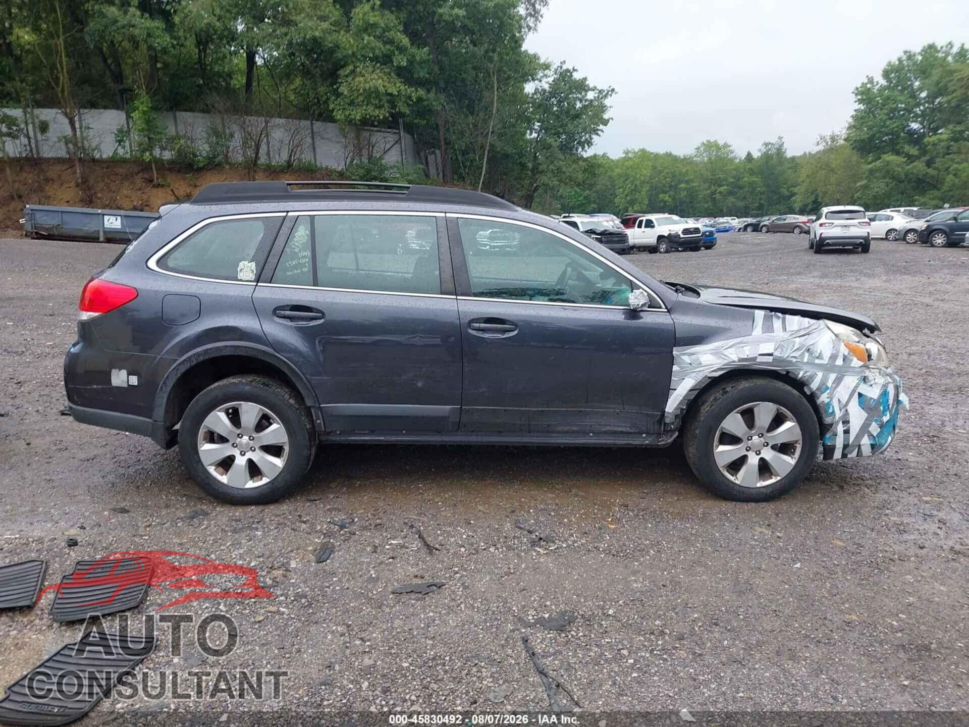 SUBARU OUTBACK 2012 - 4S4BRBAC0C3278043