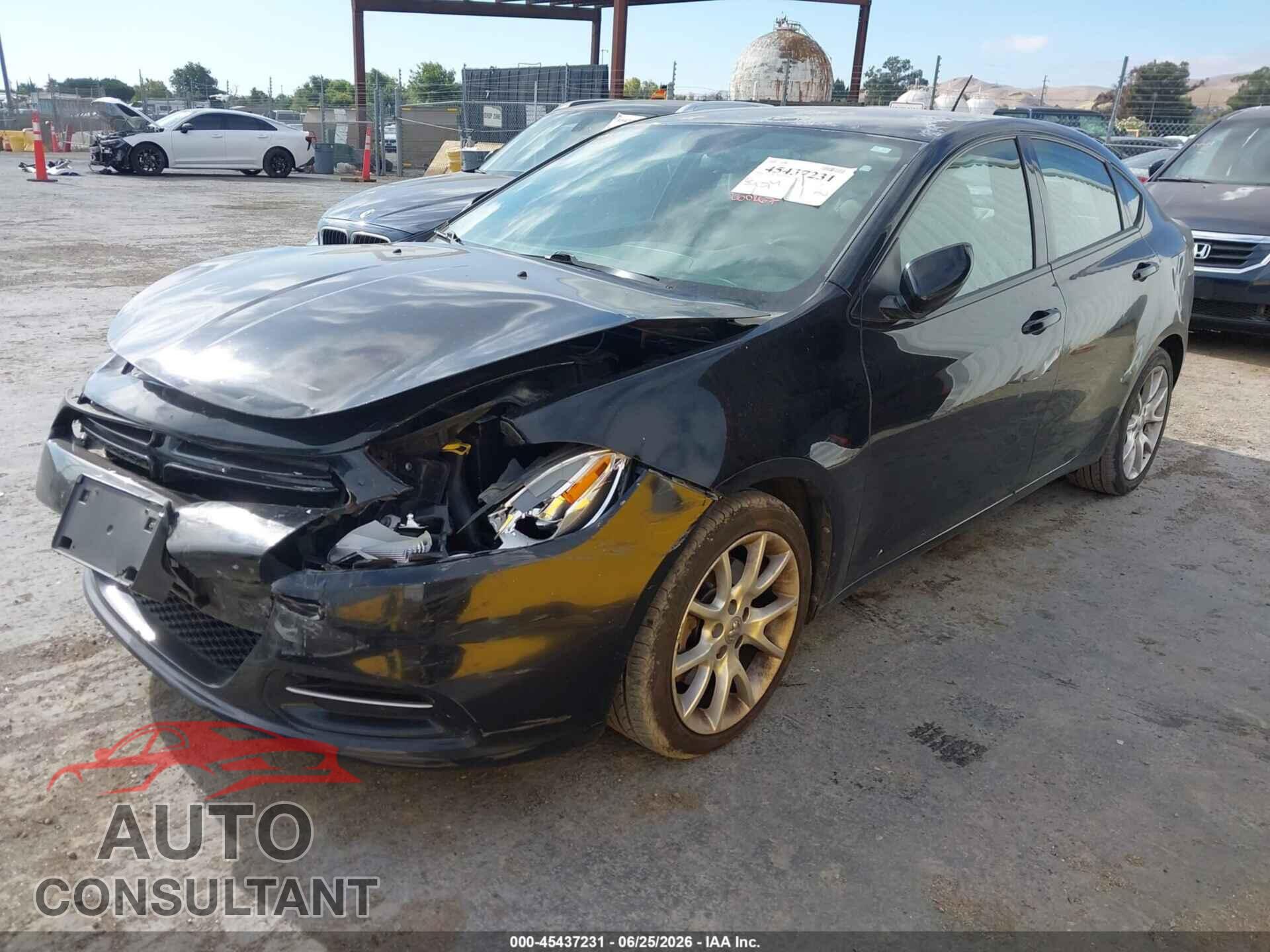 DODGE DART 2013 - 1C3CDFBA6DD209787