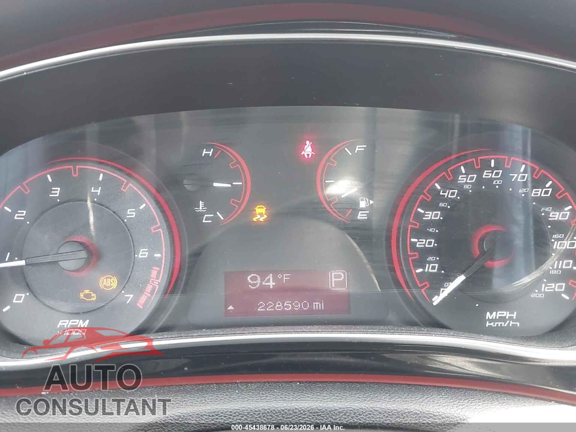 DODGE DART 2015 - 1C3CDFBB2FD146599