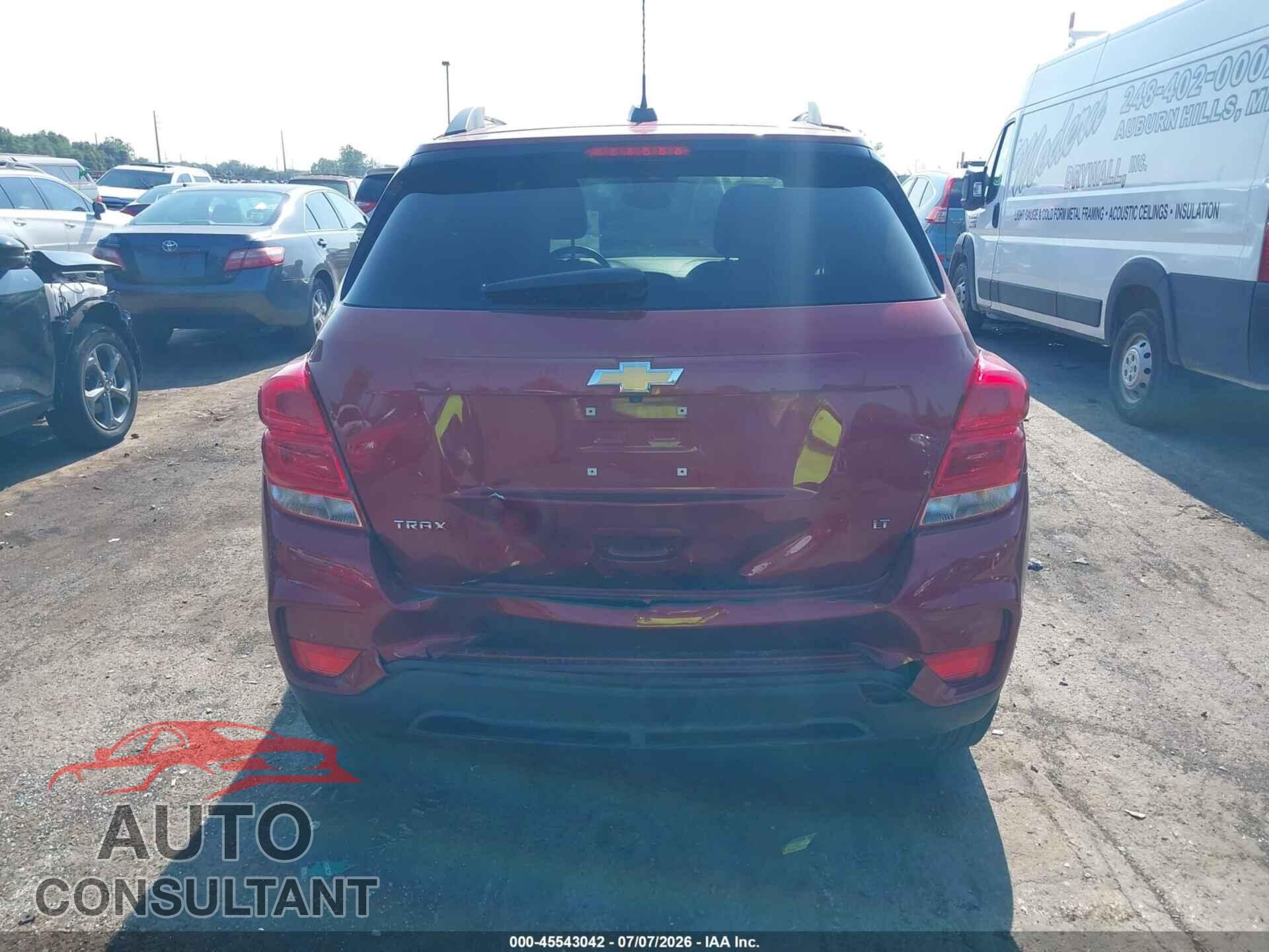 CHEVROLET TRAX 2019 - 3GNCJLSB2KL404988