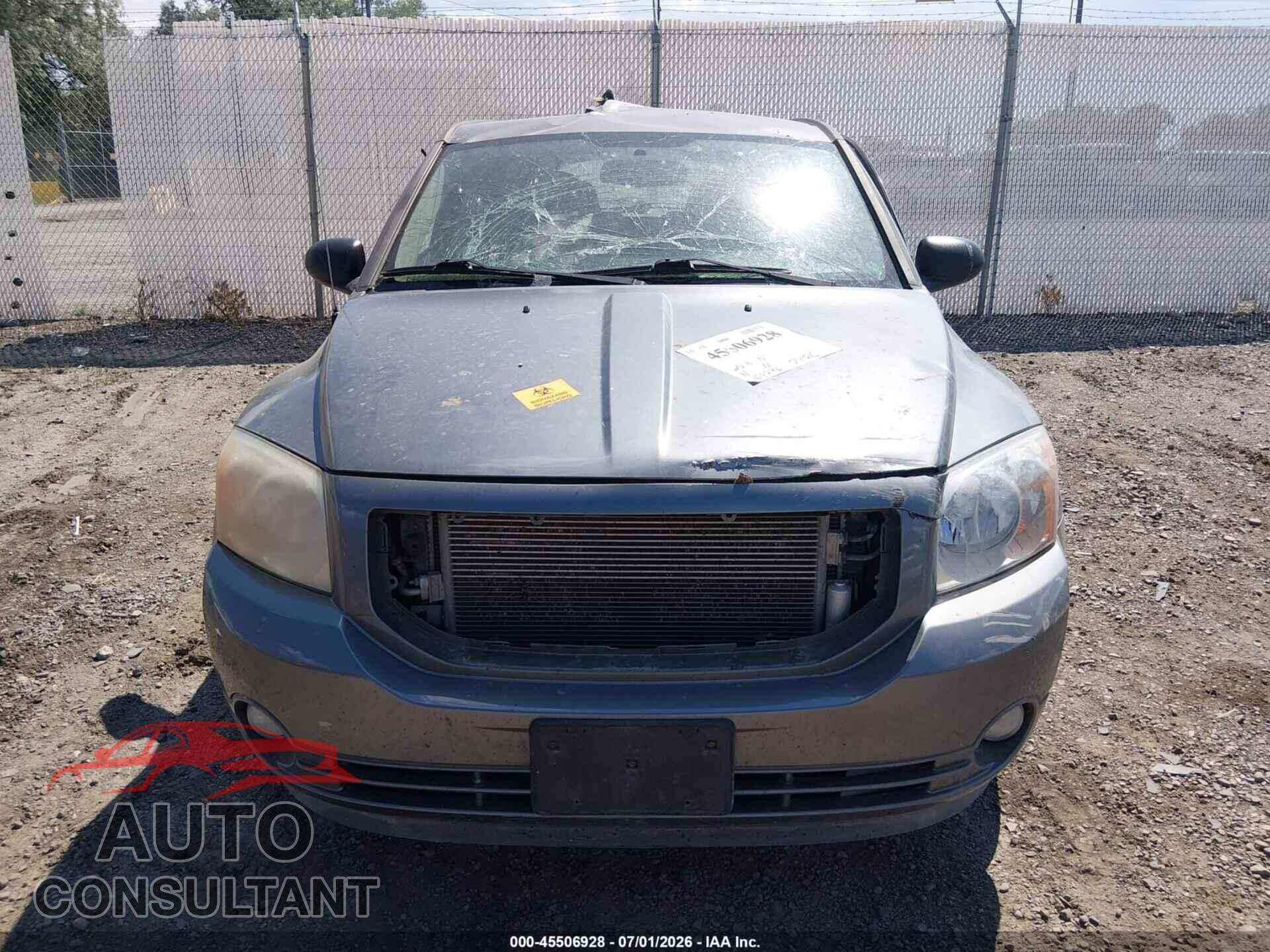DODGE CALIBER 2012 - 1C3CDWDA9CD536745