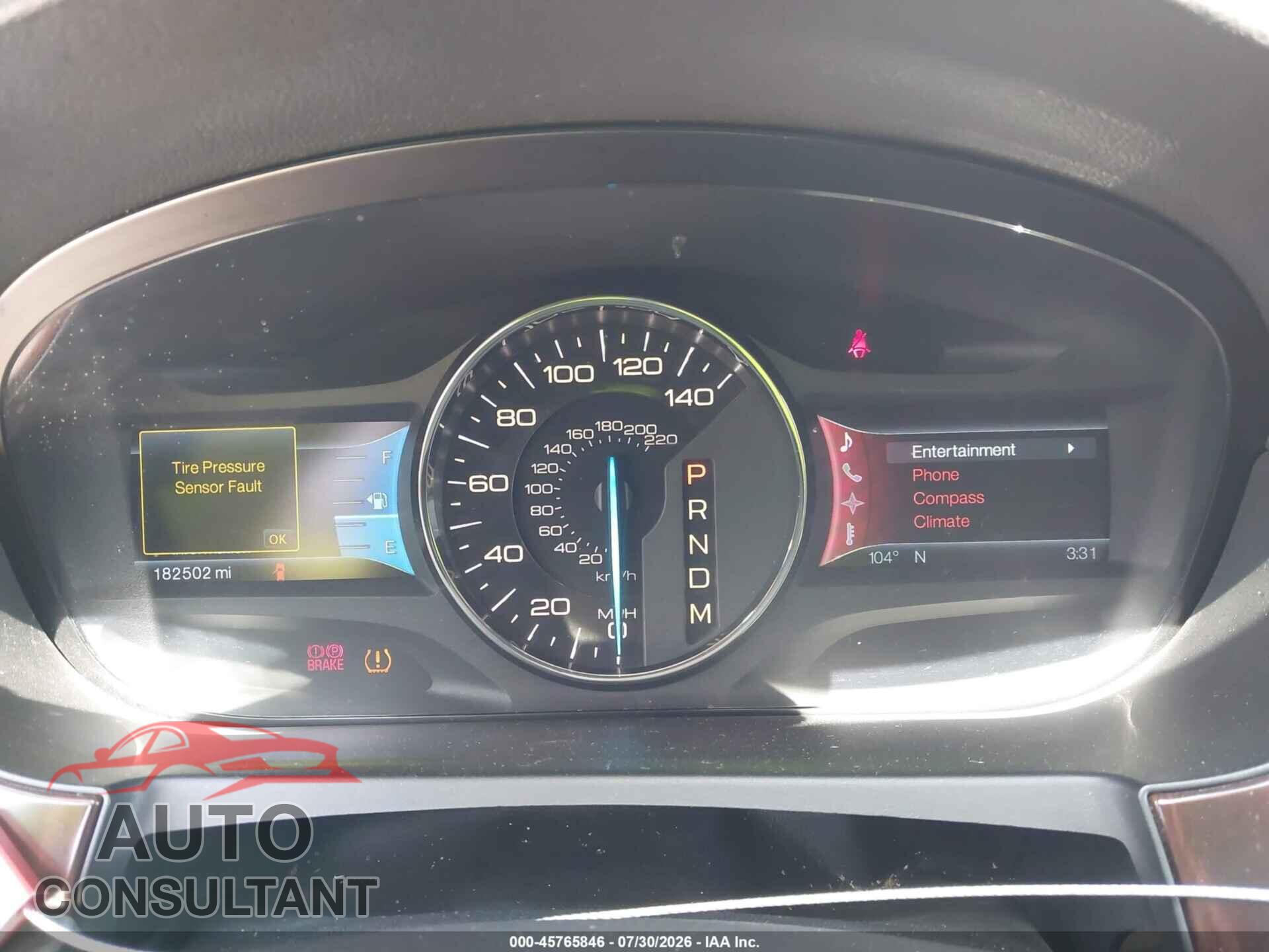 FORD EDGE 2011 - 2FMDK3KC3BBA82341