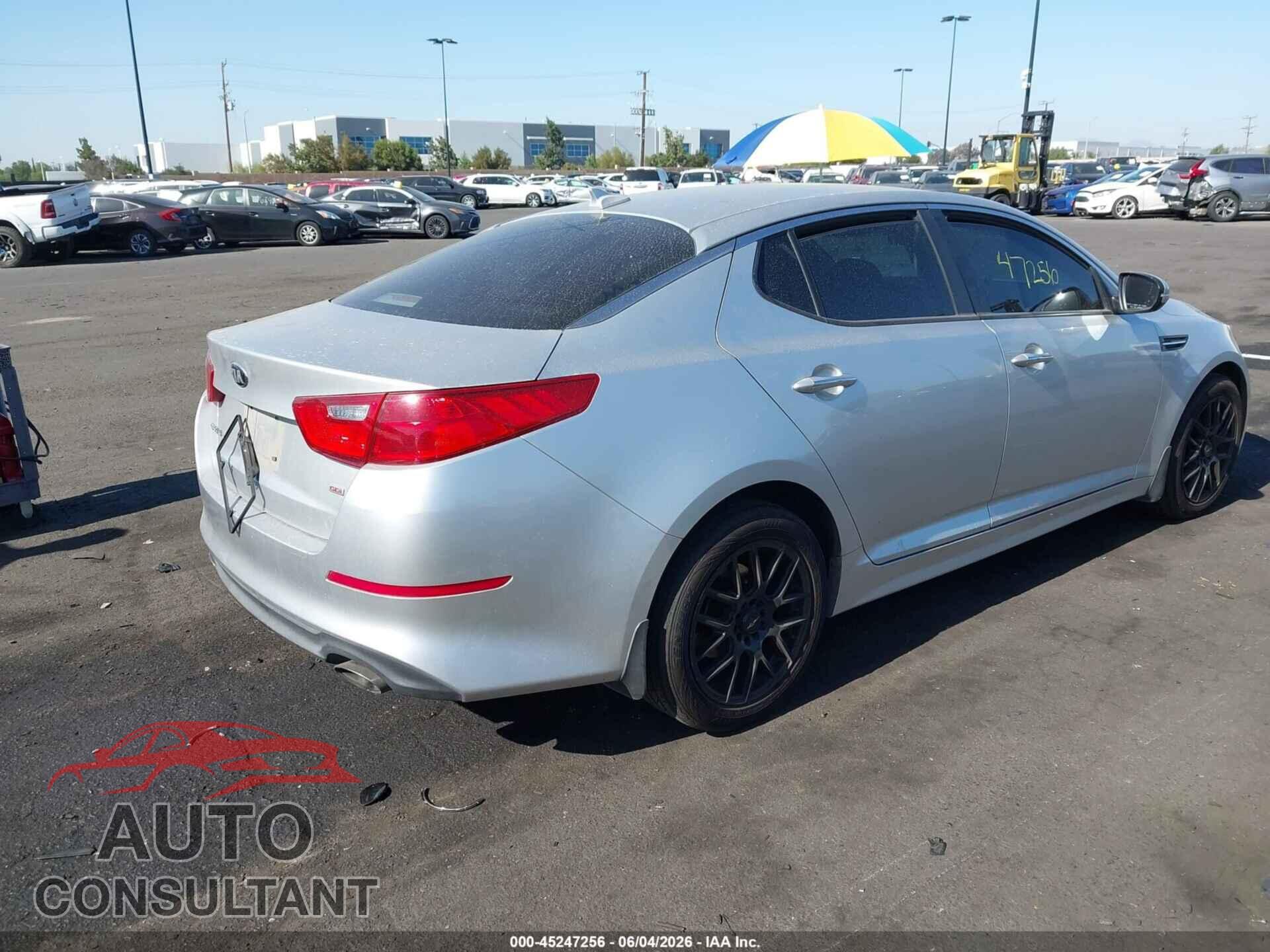 KIA OPTIMA 2014 - KNAGM4A76E5477013