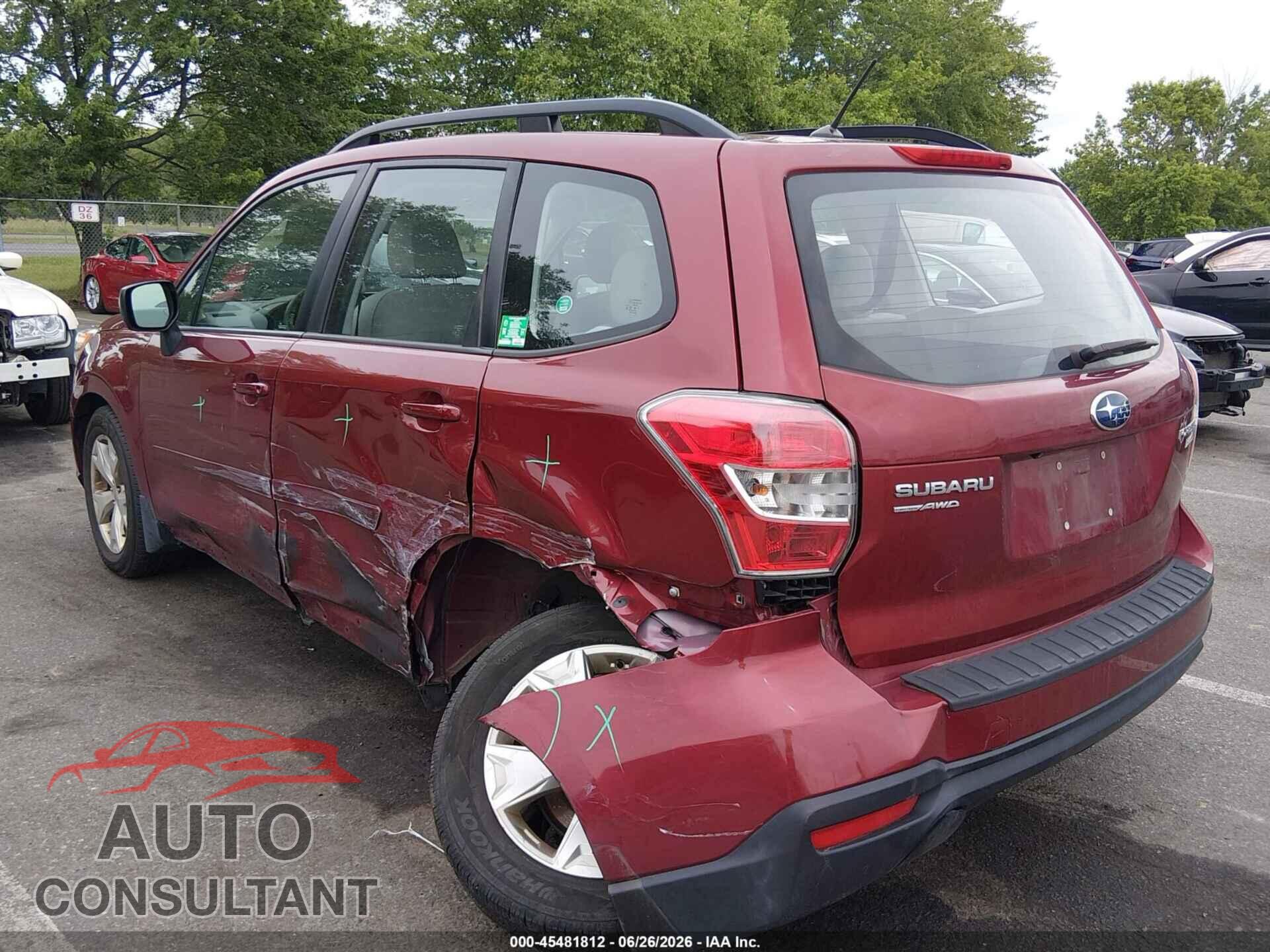 SUBARU FORESTER 2015 - JF2SJABC0FH816771