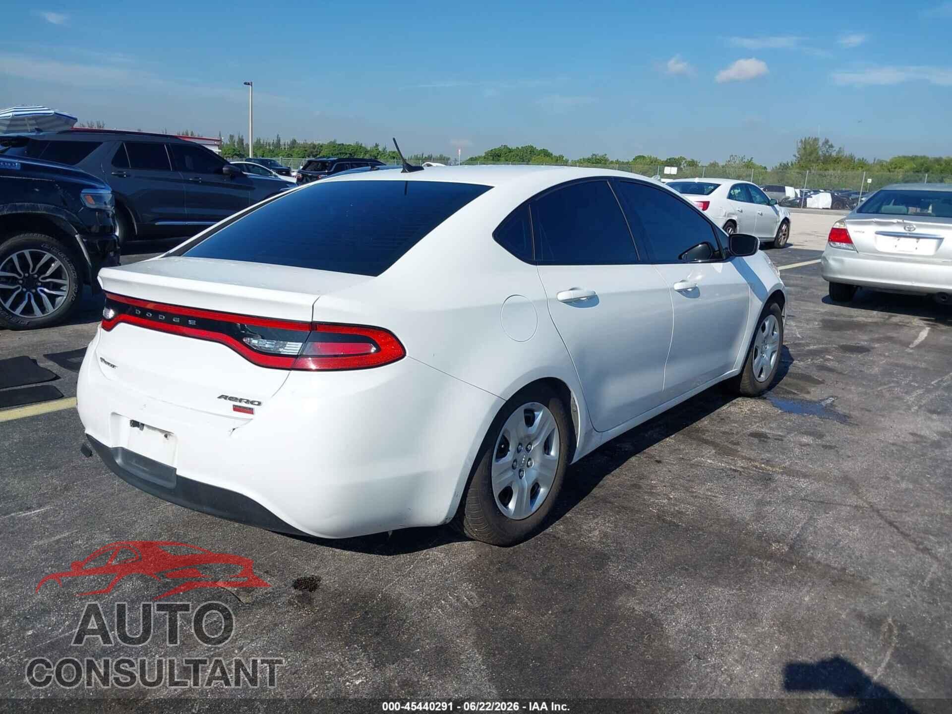 DODGE DART 2013 - 1C3CDFAH0DD224672