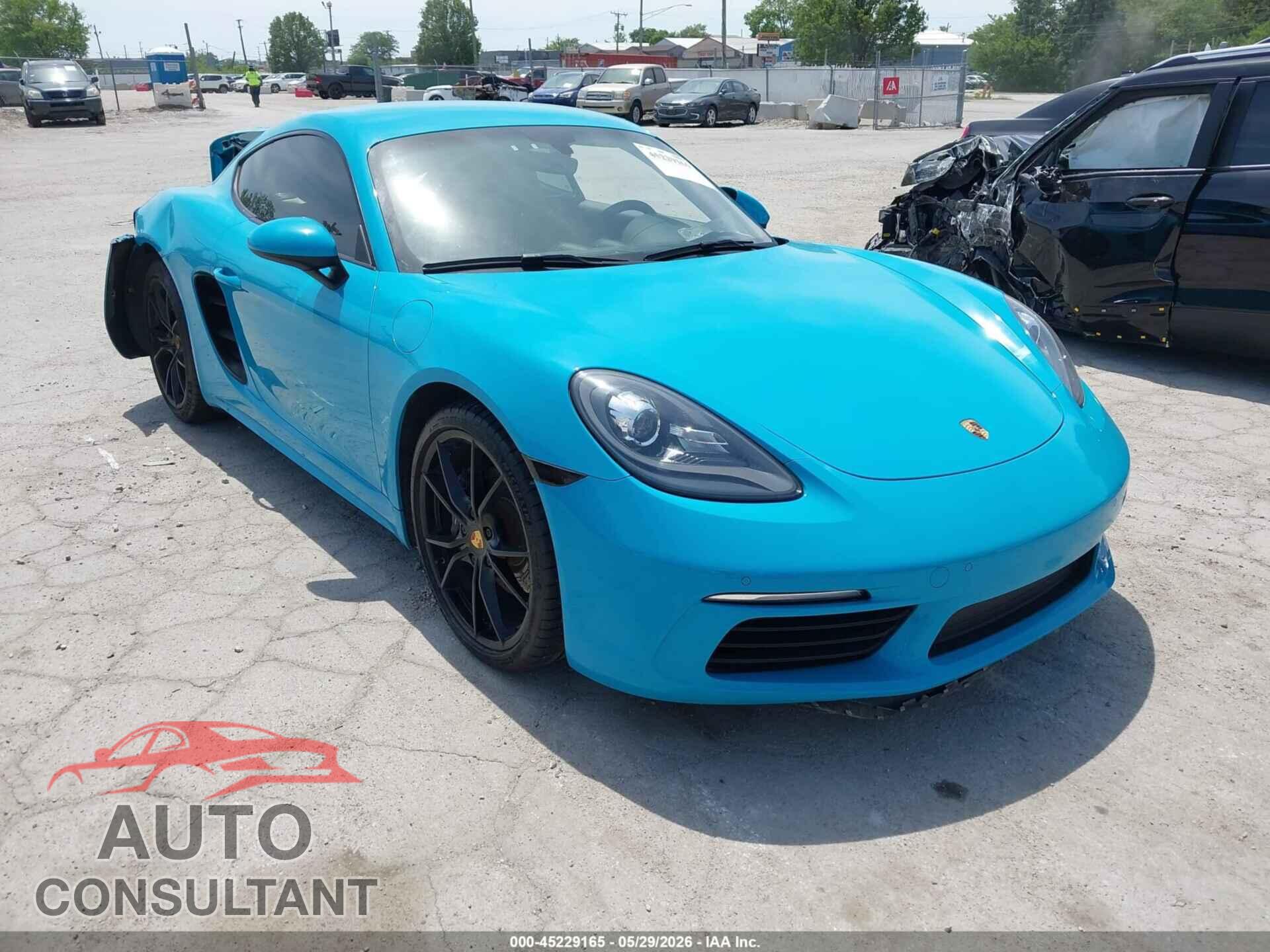 PORSCHE 718 CAYMAN 2017 - WP0AA2A82HS270784