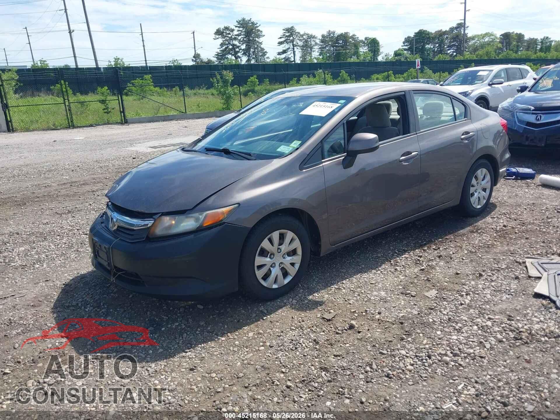 HONDA CIVIC 2012 - 2HGFB2F59CH518225