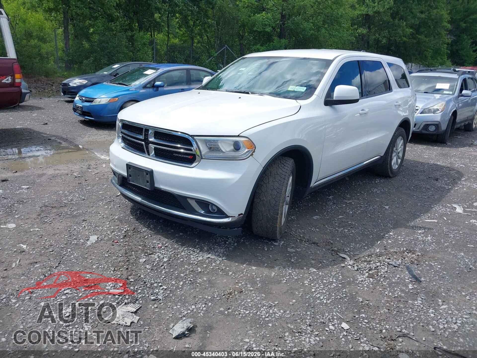 DODGE DURANGO 2019 - 1C4RDJAG0KC734281