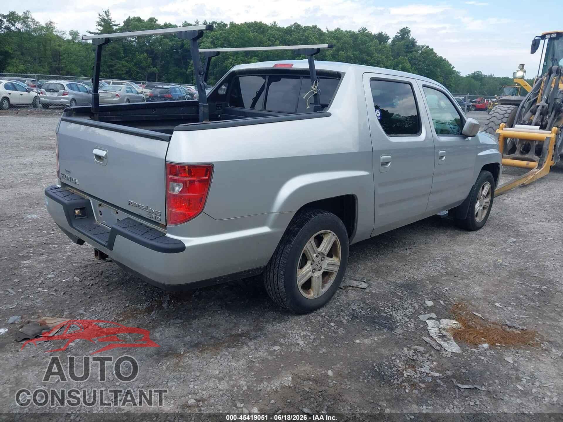 HONDA RIDGELINE 2010 - 5FPYK1F51AB007717
