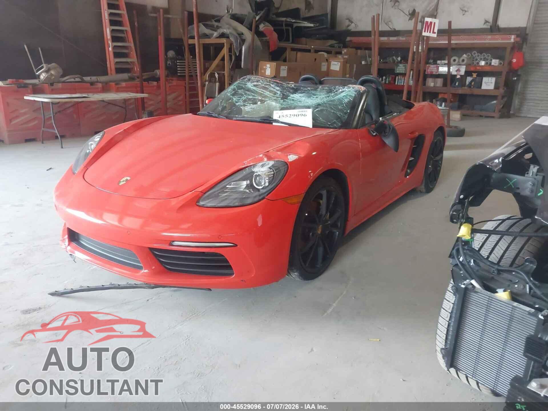 PORSCHE 718 BOXSTER 2017 - WP0CA2A81HS222217