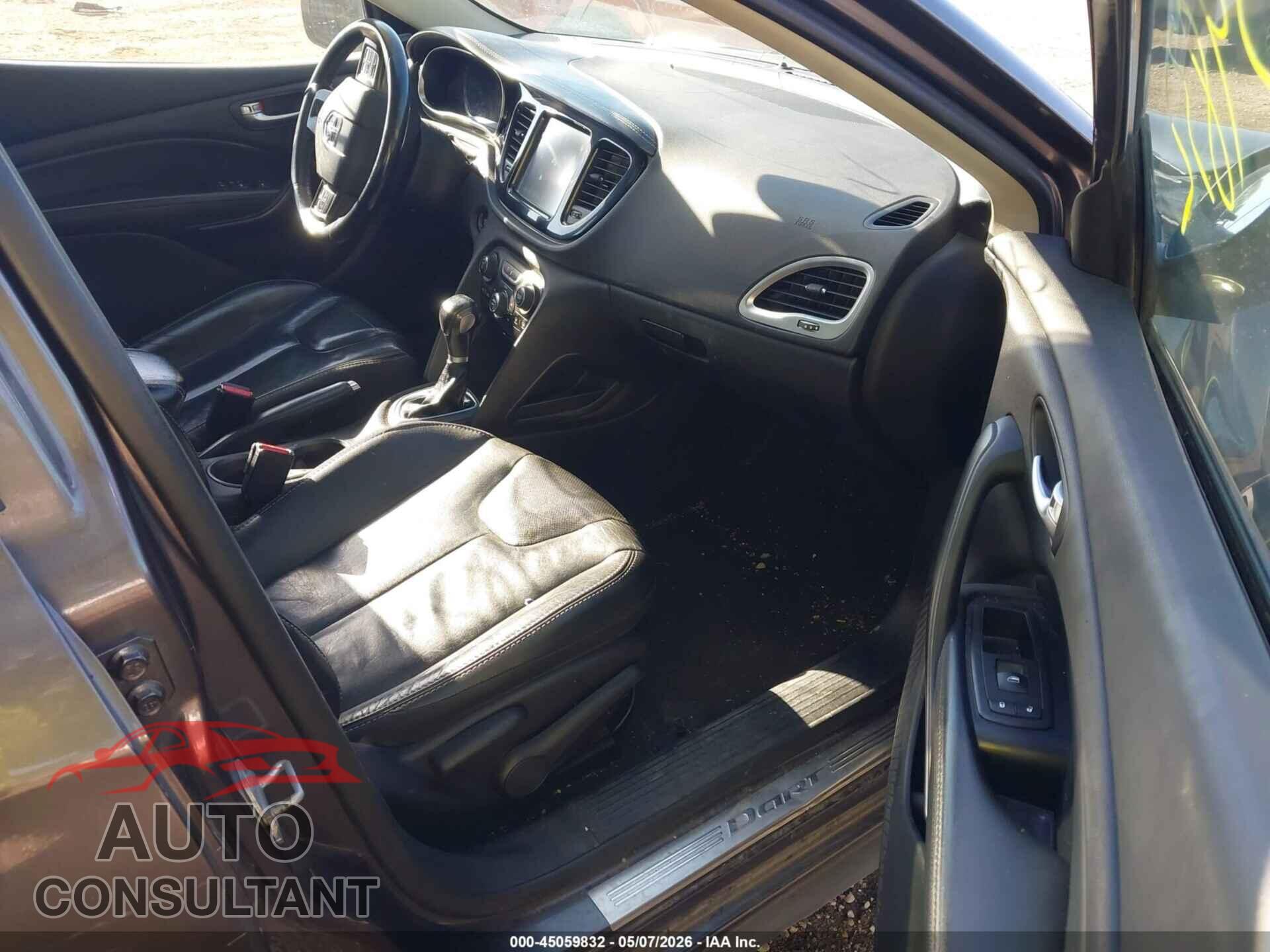 DODGE DART 2014 - 1C3CDFCB8ED903826