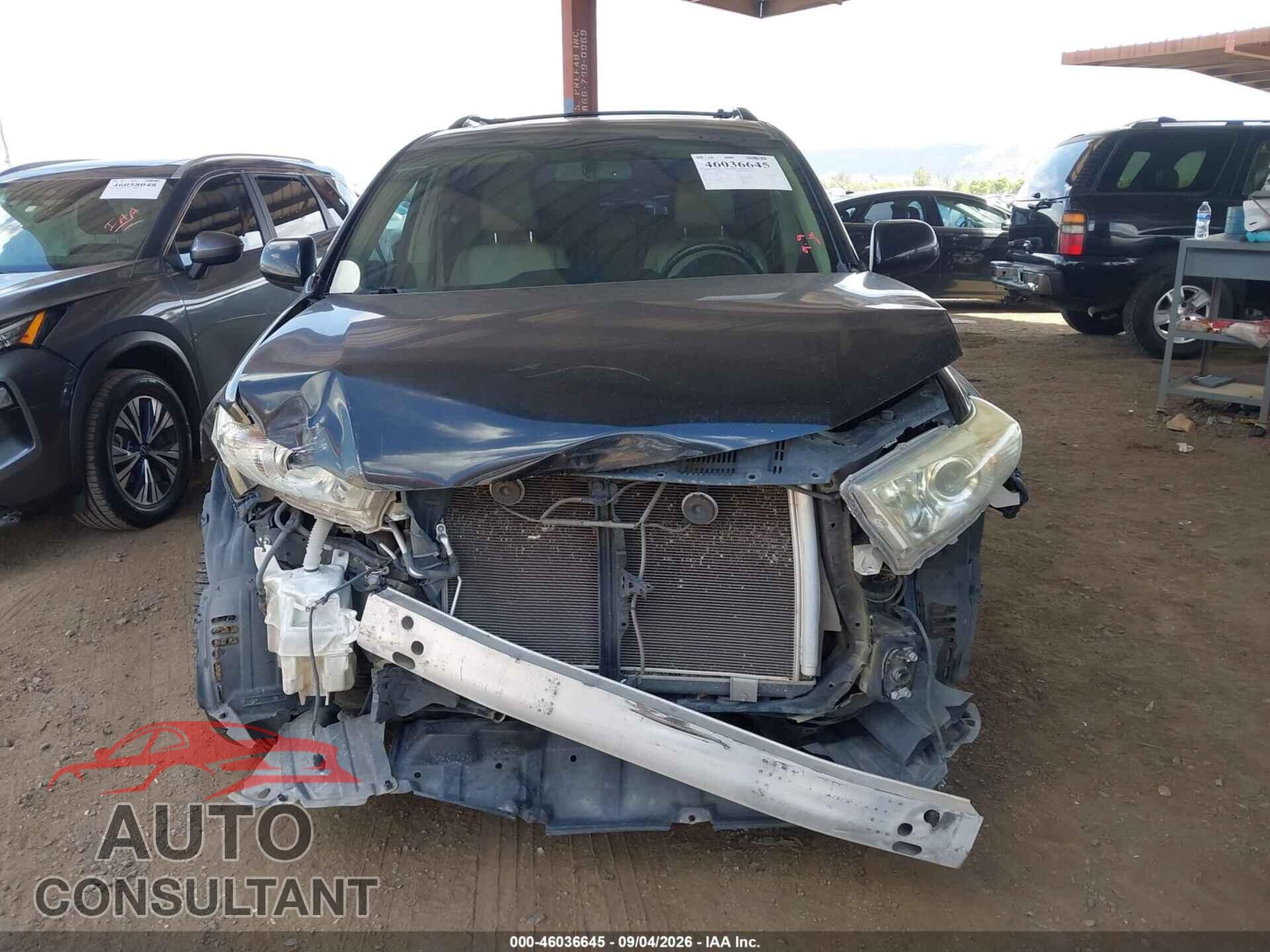 TOYOTA HIGHLANDER 2013 - 5TDBK3EH8DS200551