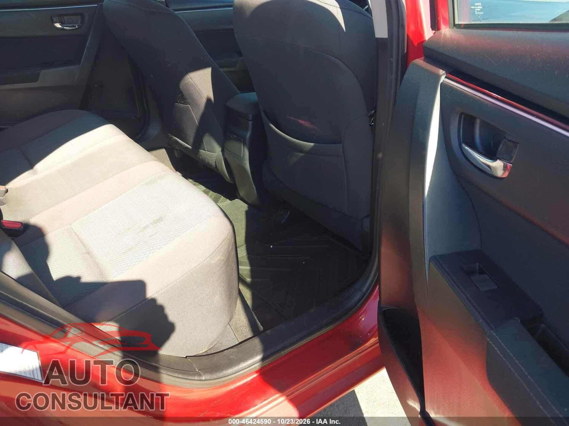 TOYOTA COROLLA 2017 - 2T1BURHE8HC825416