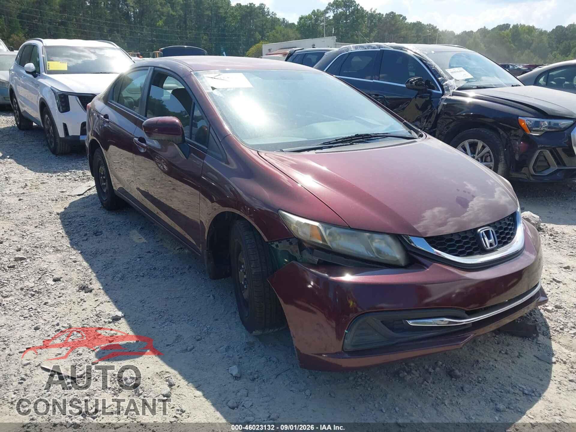 HONDA CIVIC 2015 - 19XFB2F55FE020148