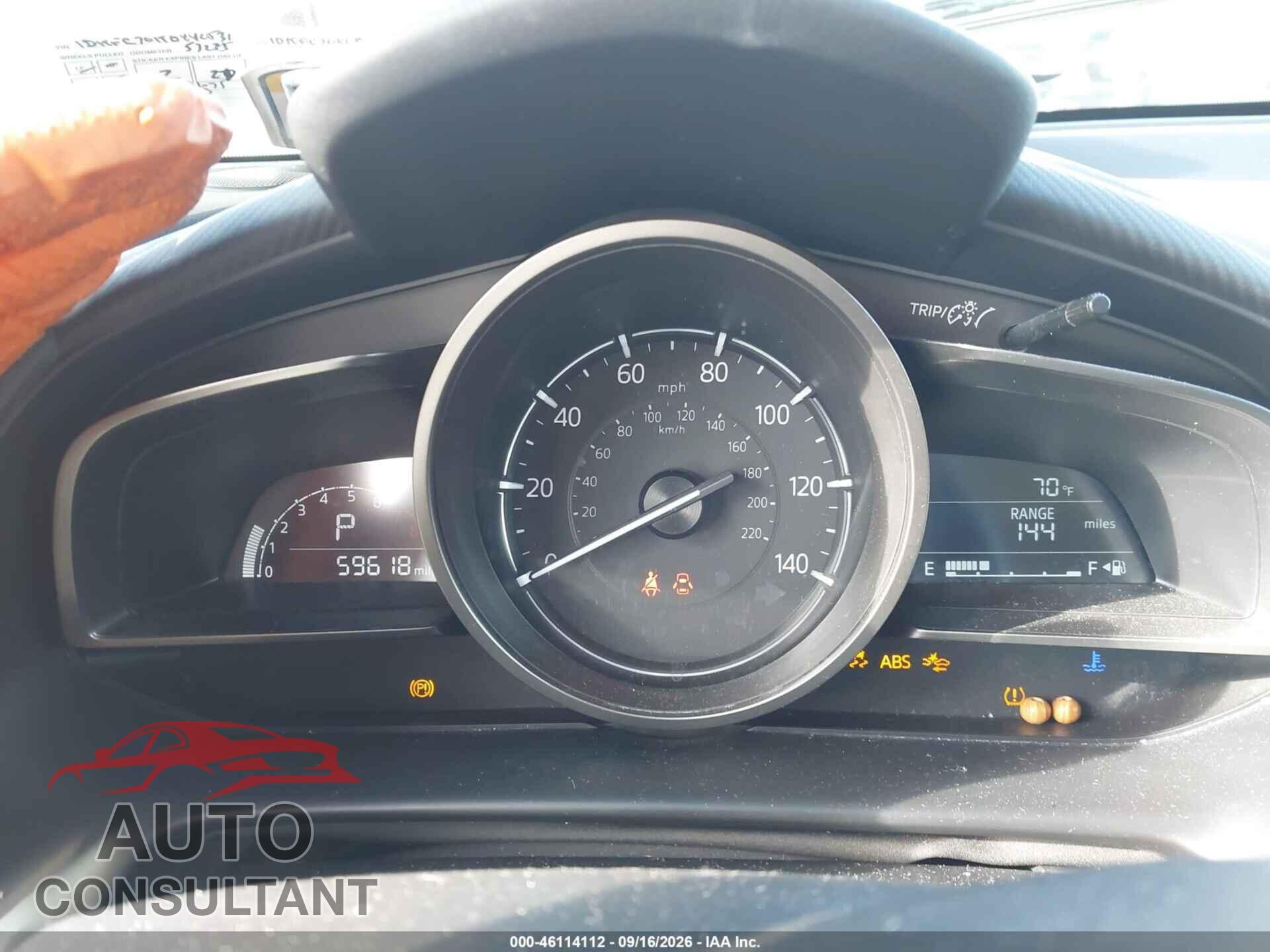 MAZDA CX-3 2019 - JM1DKFC70K0442531