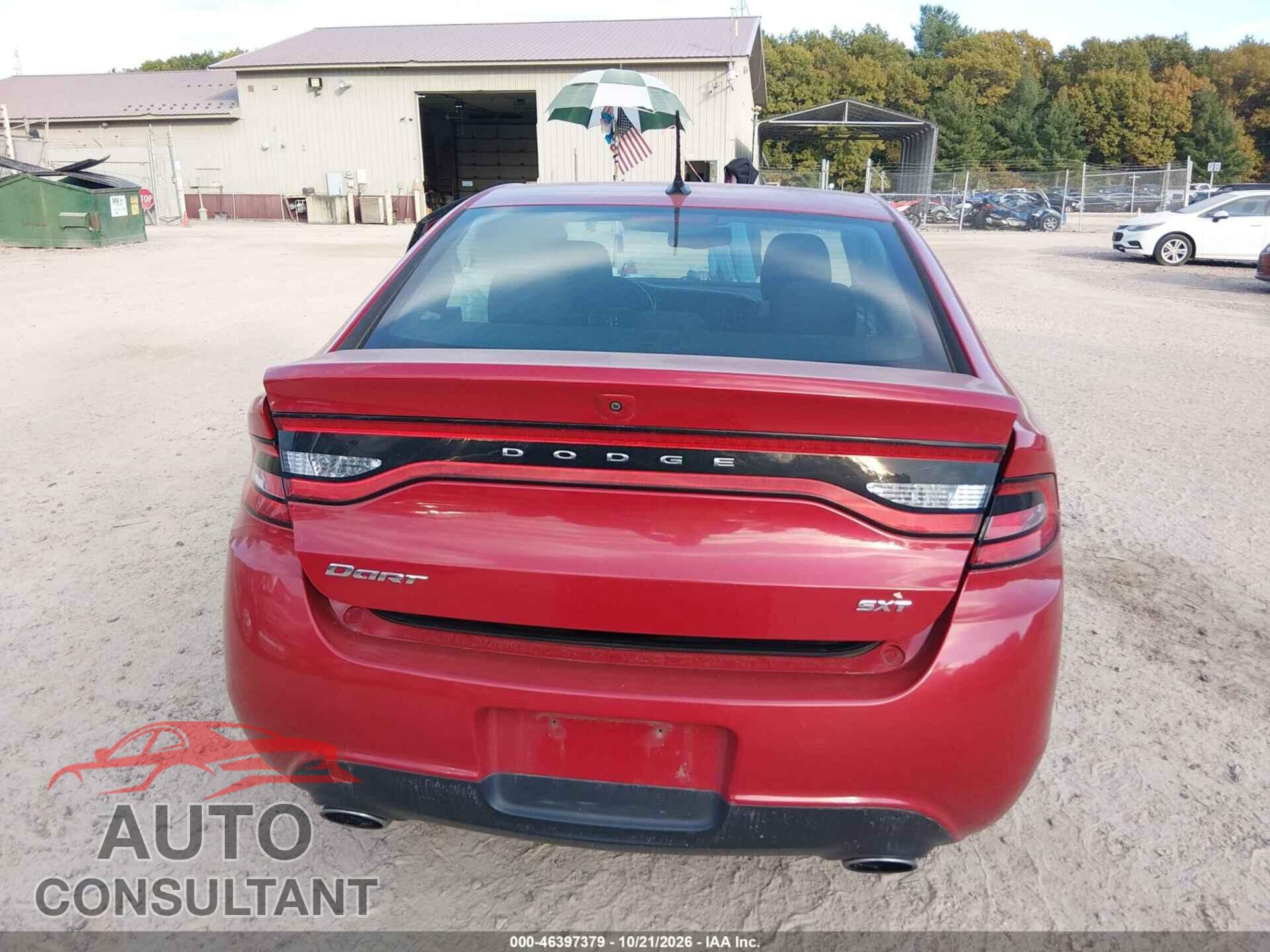 DODGE DART 2013 - 1C3CDFBAXDD342990
