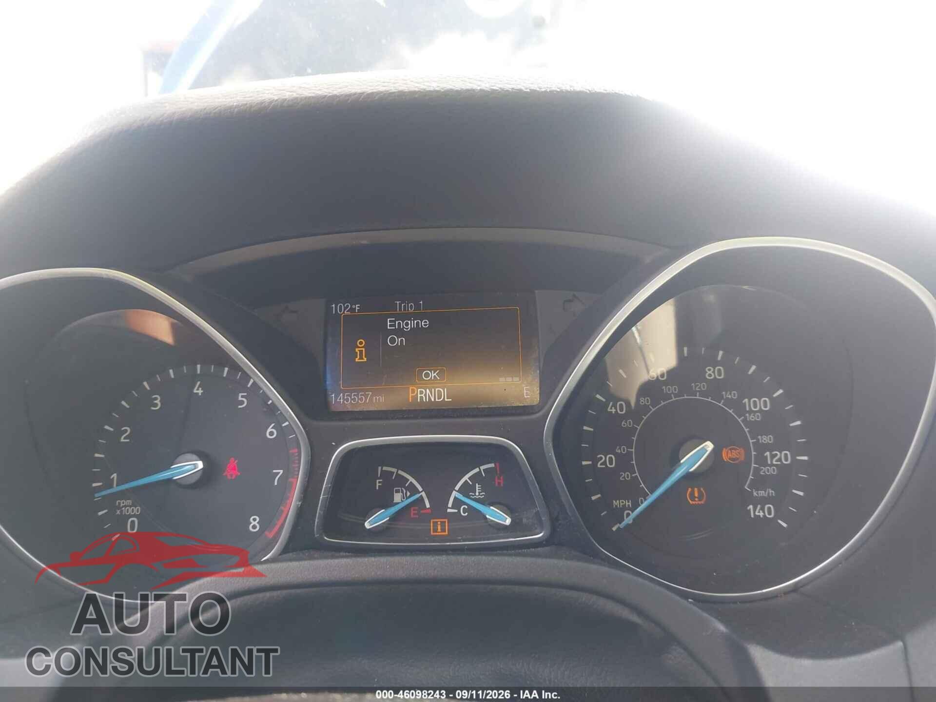 FORD FOCUS 2016 - 1FADP3F2XGL207100