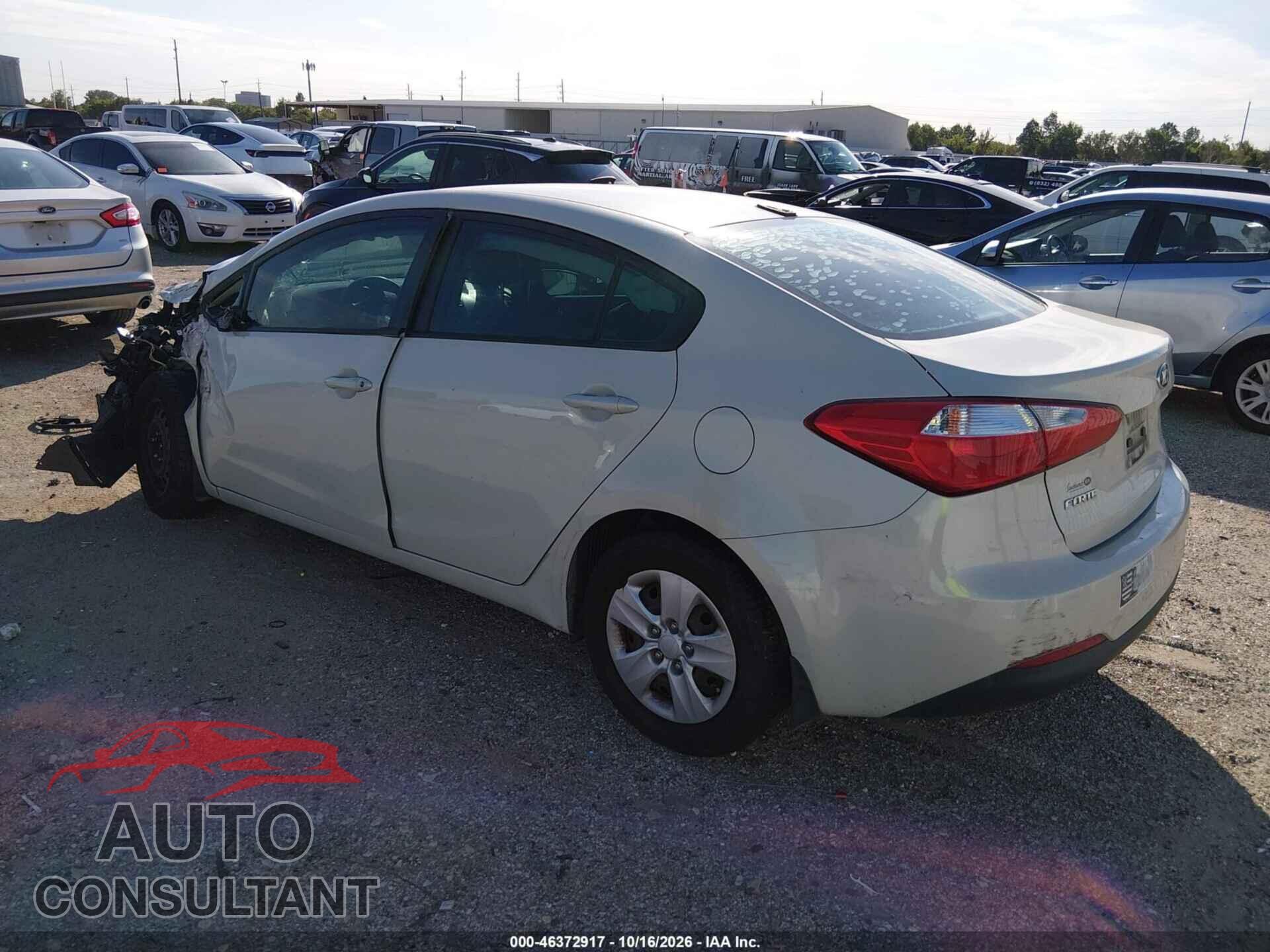 KIA FORTE 2015 - KNAFK4A69F5292013