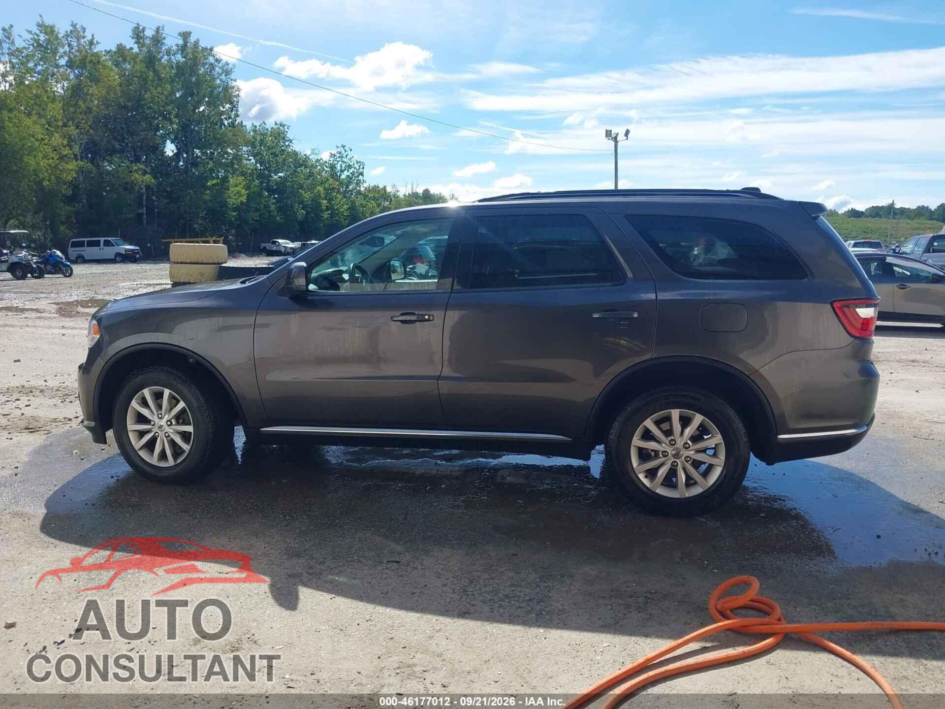 DODGE DURANGO 2019 - 1C4RDJAGXKC827258