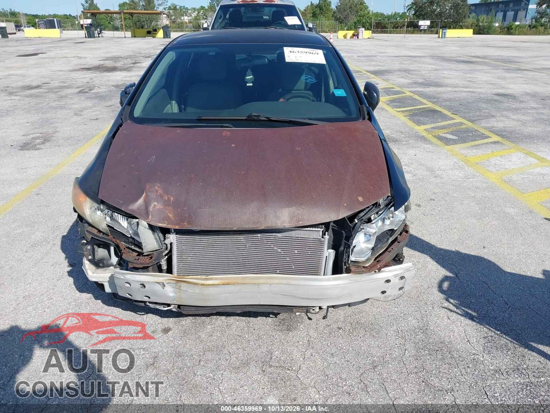 HONDA CIVIC 2012 - 19XFB2F53CE024761