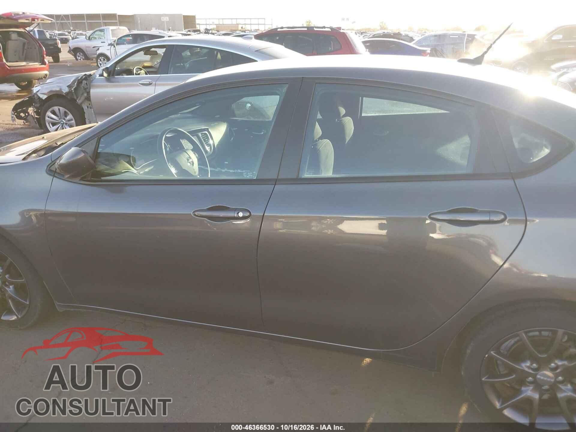DODGE DART 2015 - 1C3CDFBB5FD266767