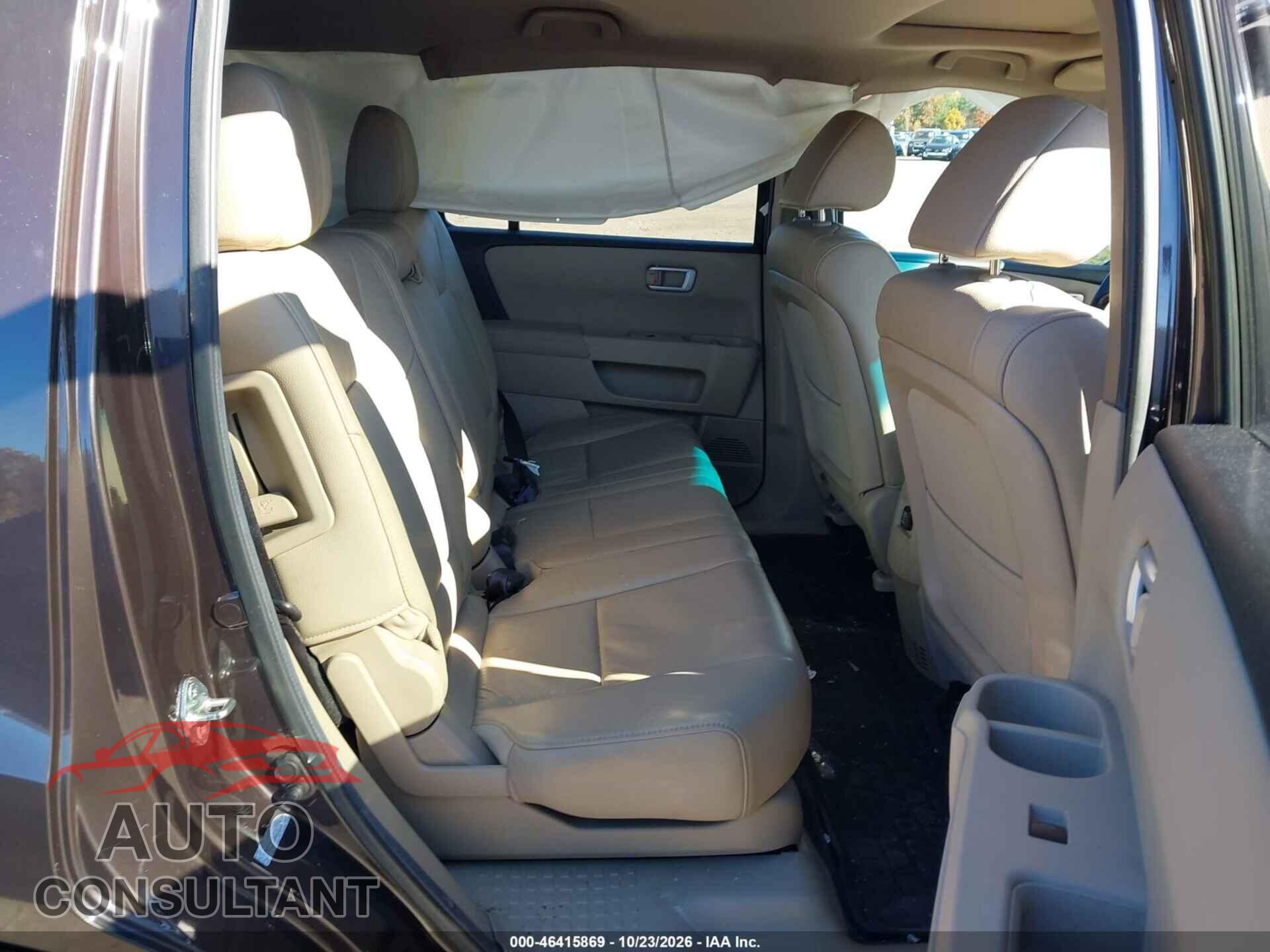HONDA PILOT 2012 - 5FNYF4H56CB067734