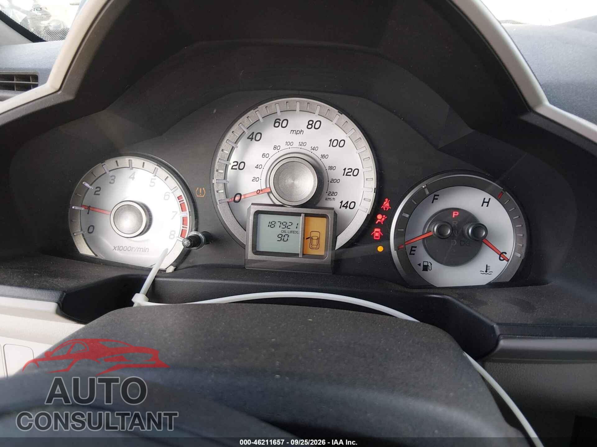 HONDA PILOT 2013 - 5FNYF4H21DB036236