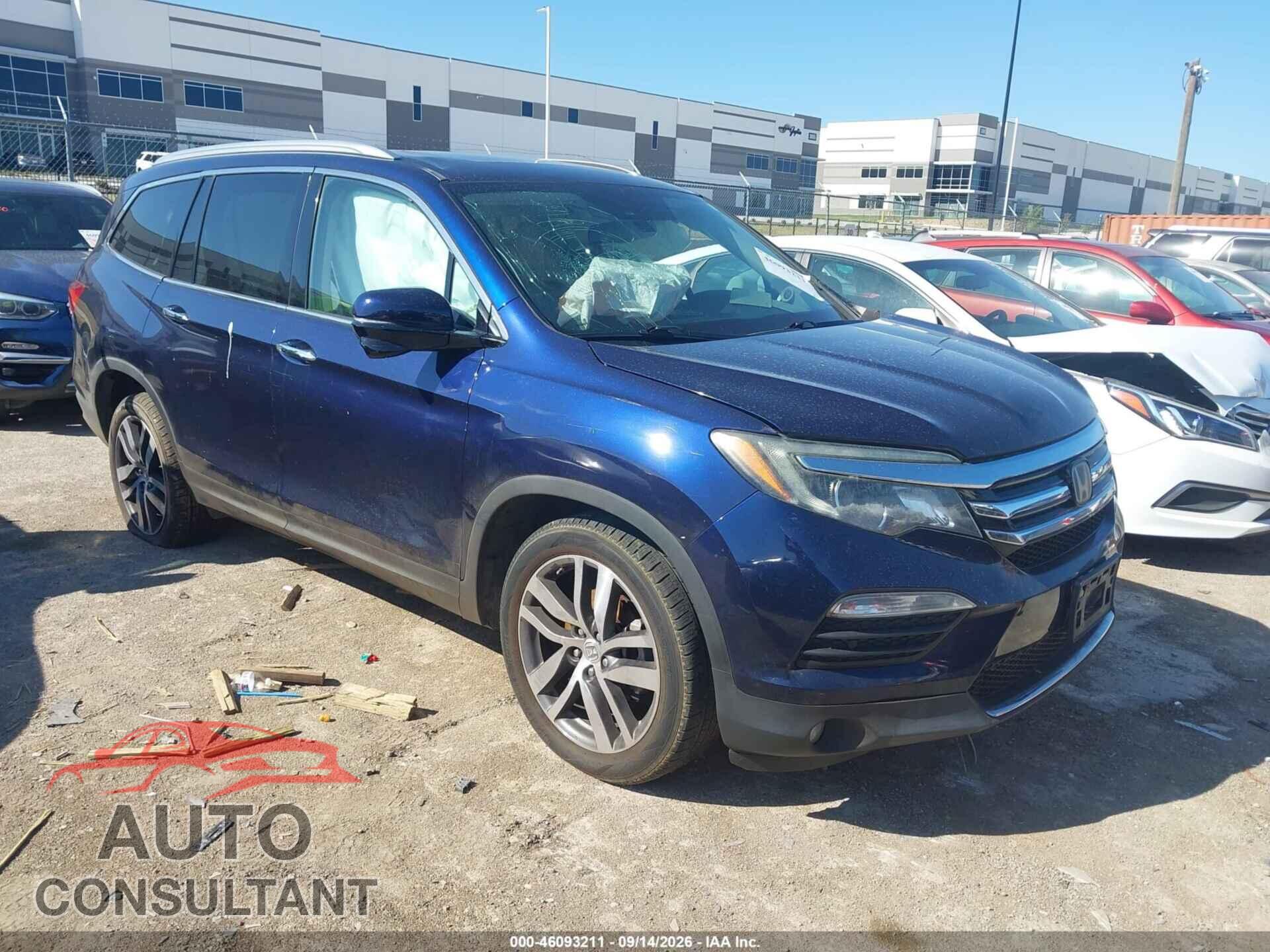 HONDA PILOT 2017 - 5FNYF6H97HB003434