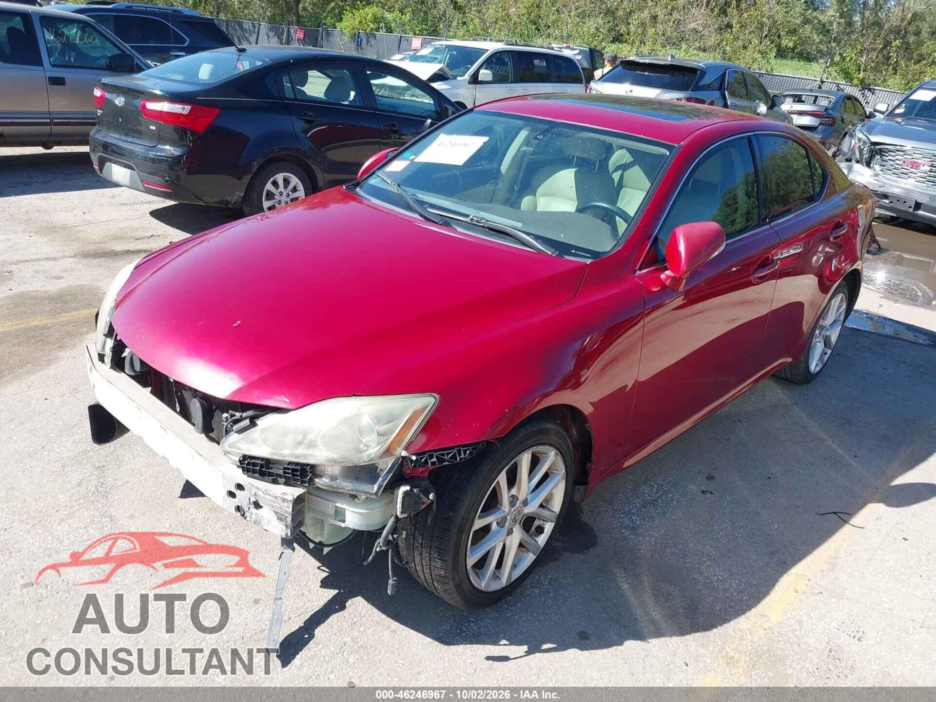 LEXUS IS 250 2012 - JTHCF5C28C5056859