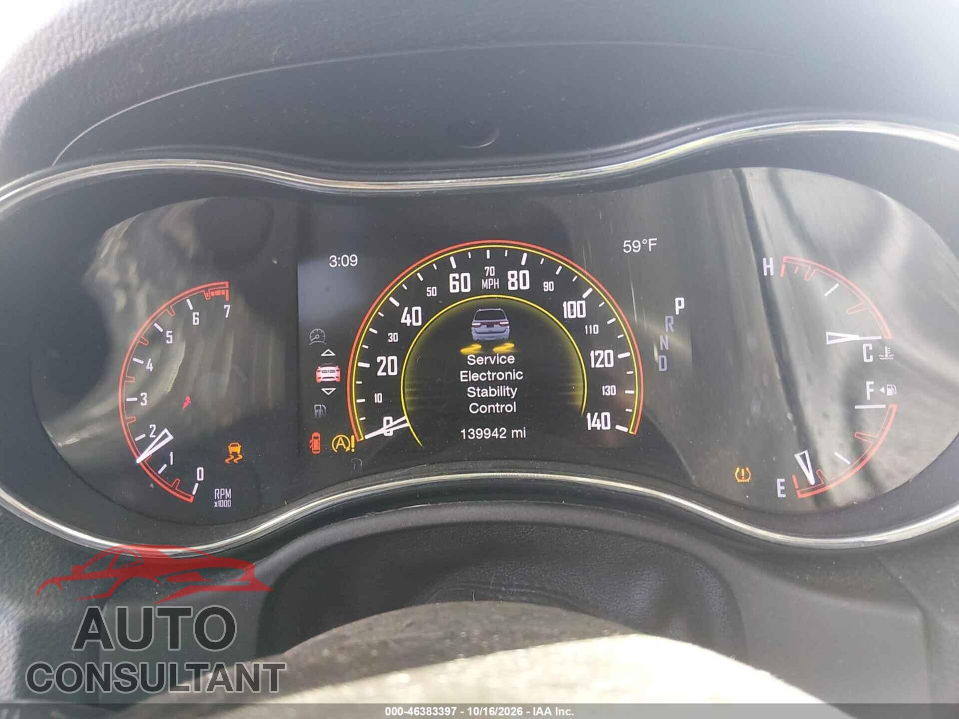 DODGE DURANGO 2018 - 1C4RDHAG2JC315551