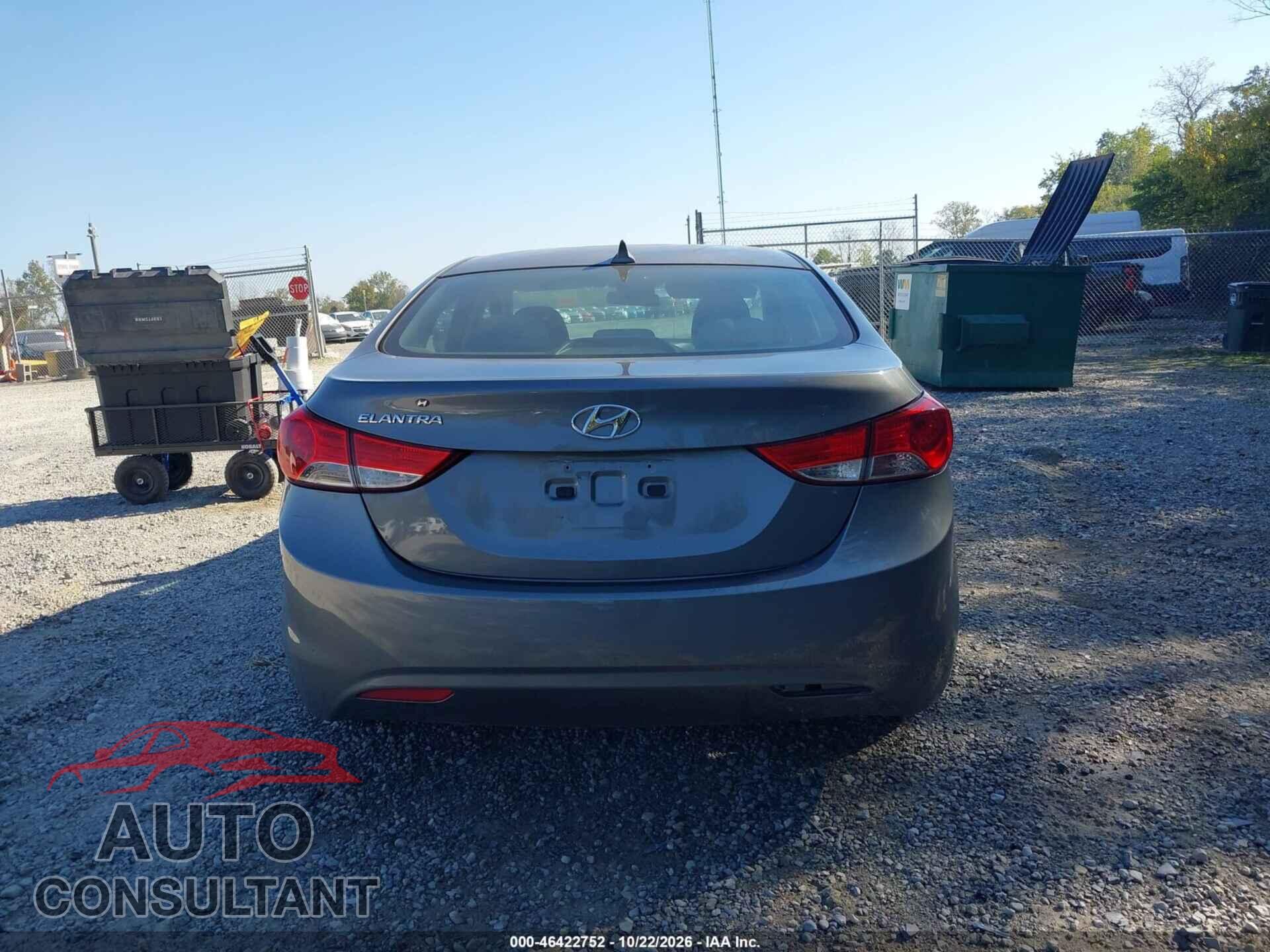 HYUNDAI ELANTRA 2013 - 5NPDH4AE5DH326865