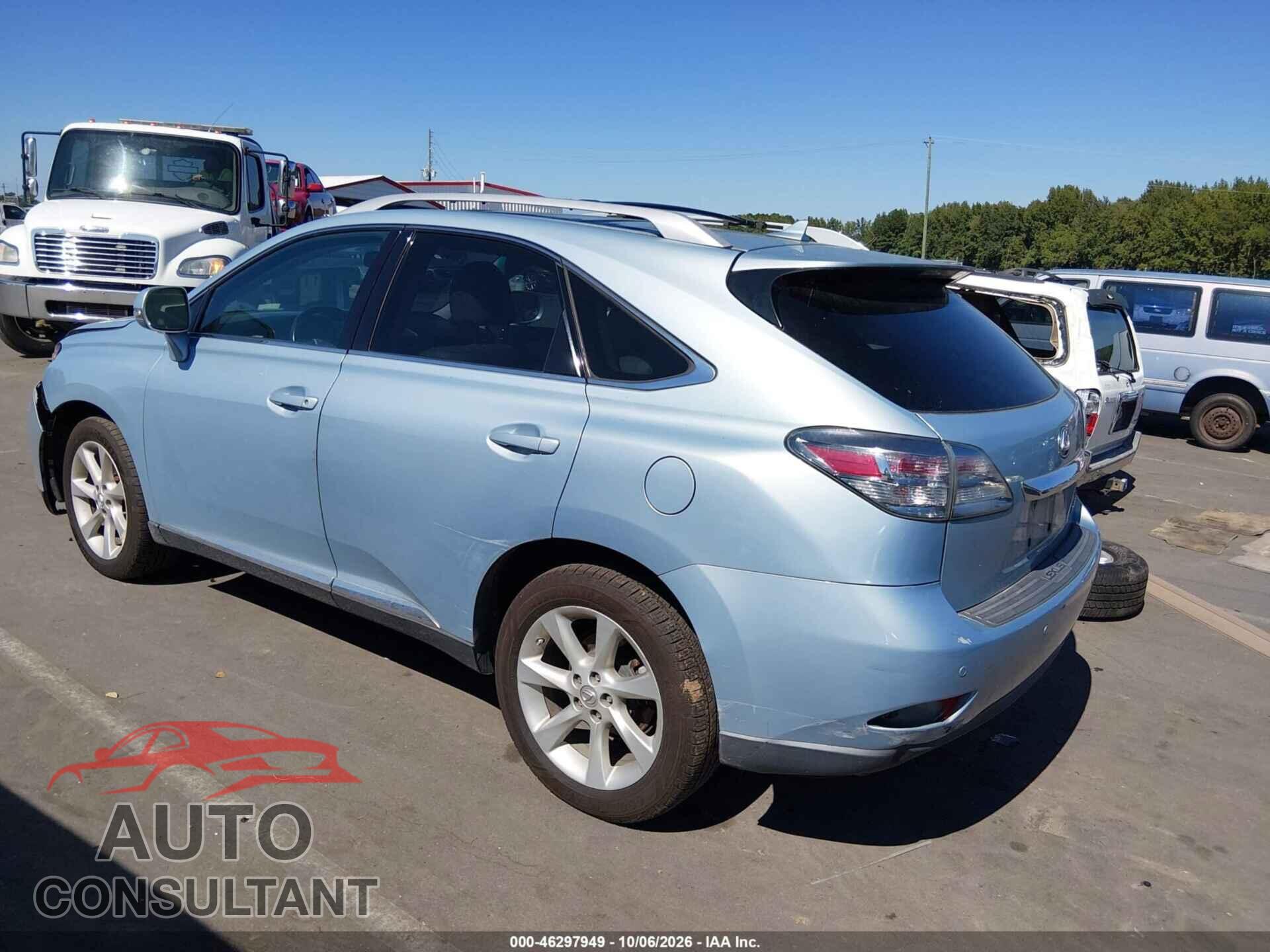 LEXUS RX 350 2012 - 2T2BK1BAXCC127567