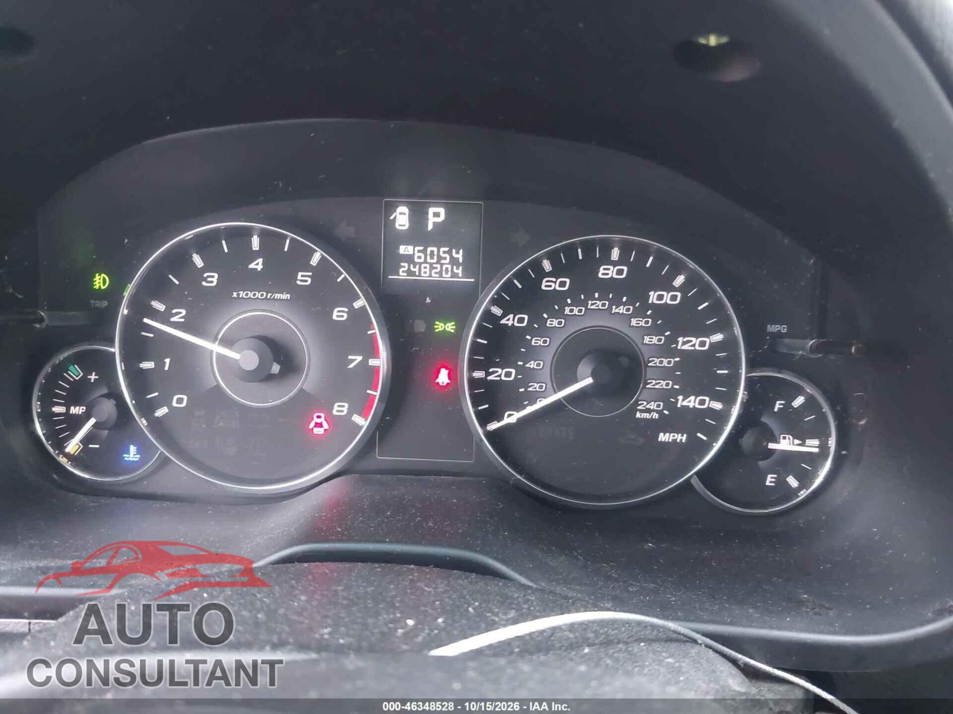 SUBARU OUTBACK 2011 - 4S4BRBCC8B3359156