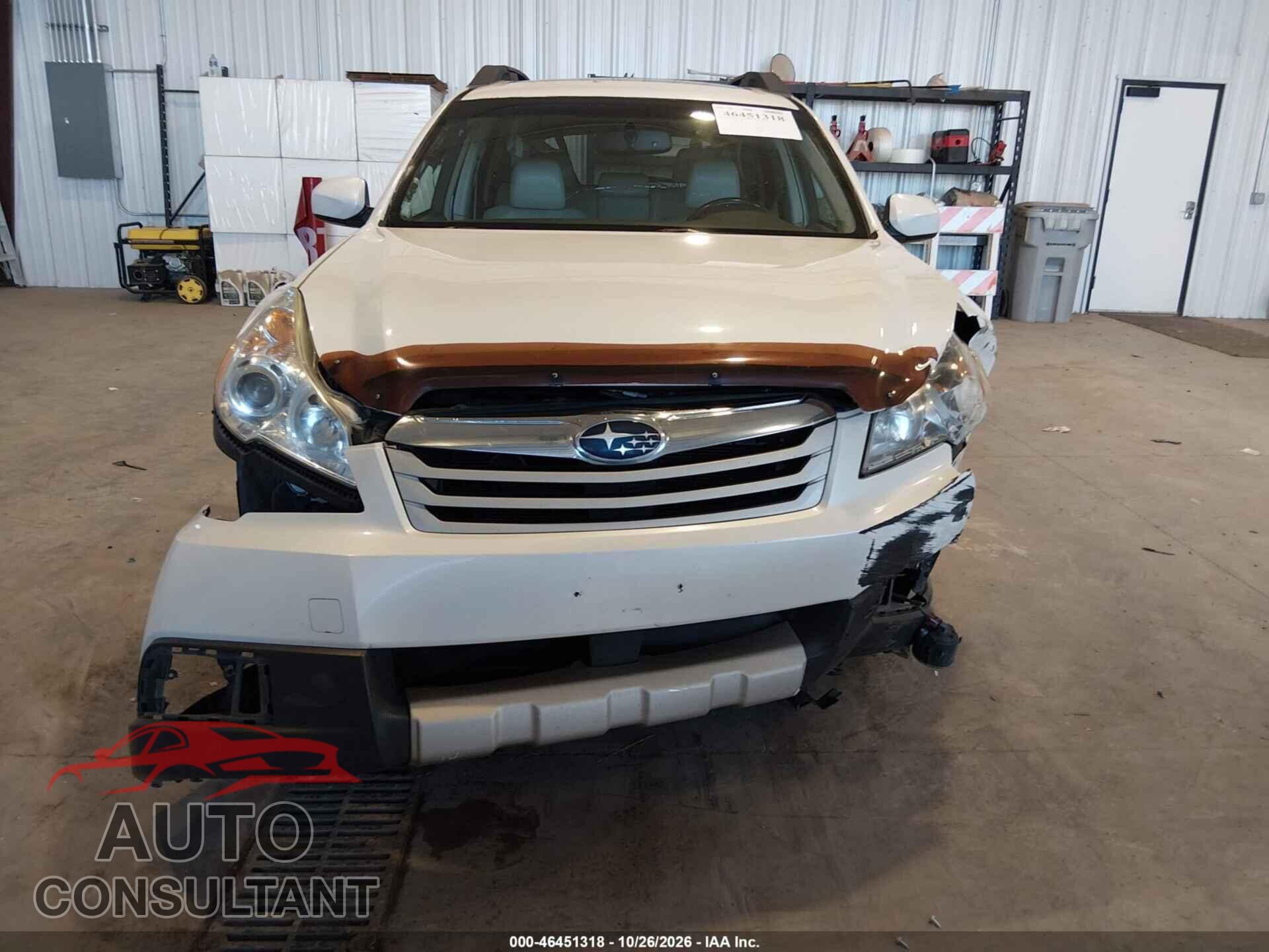 SUBARU OUTBACK 2011 - 4S4BRBKC0B3411560