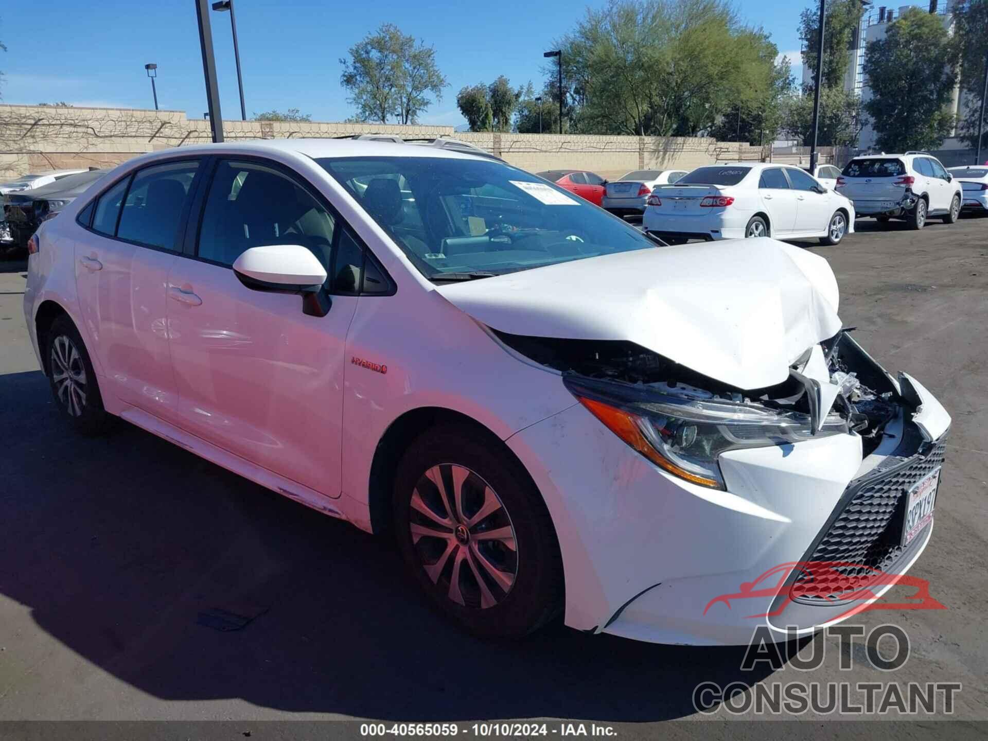 TOYOTA COROLLA 2021 - JTDEAMDE0MJ002878