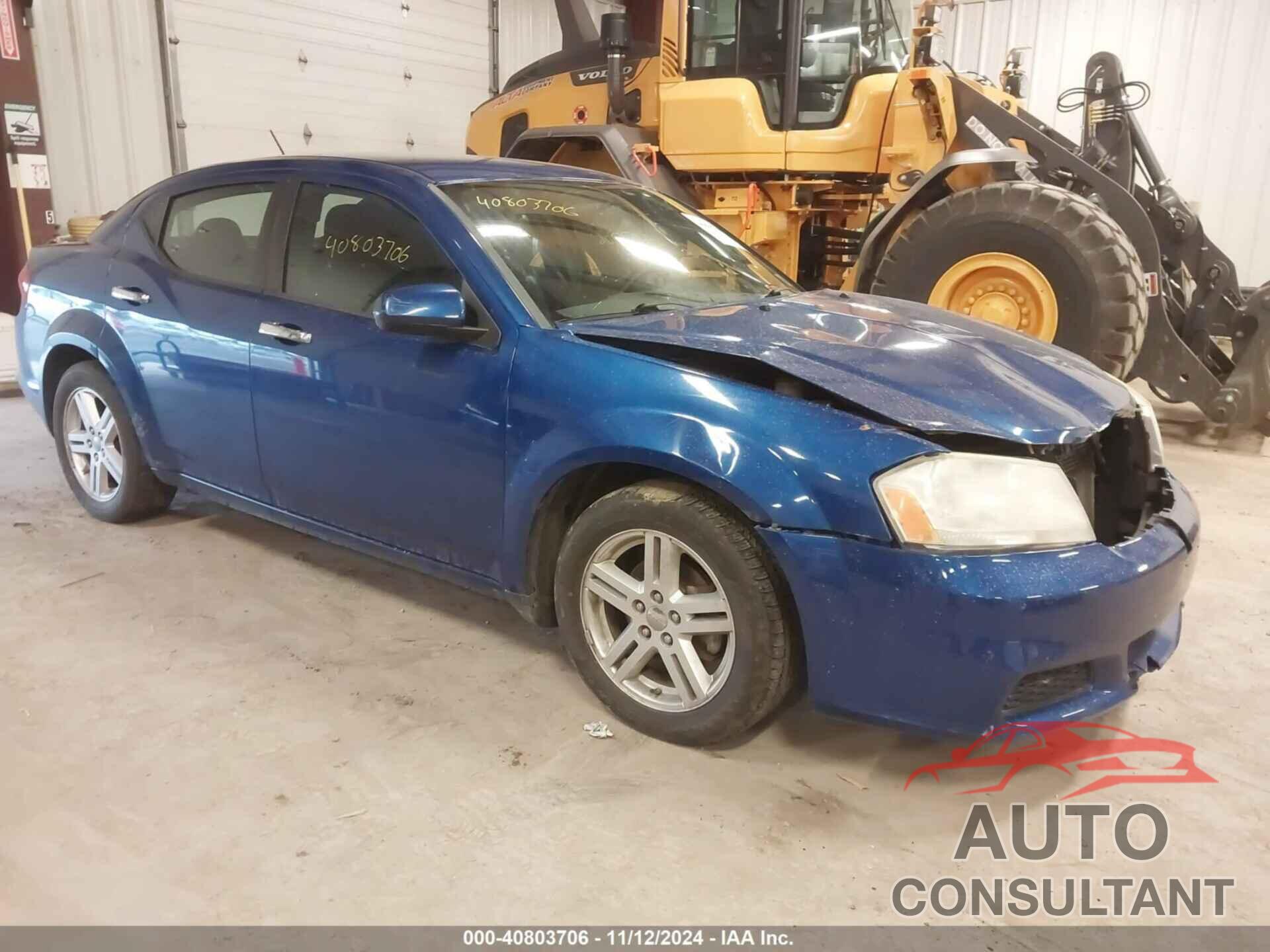 DODGE AVENGER 2012 - 1C3CDZCB2CN148715