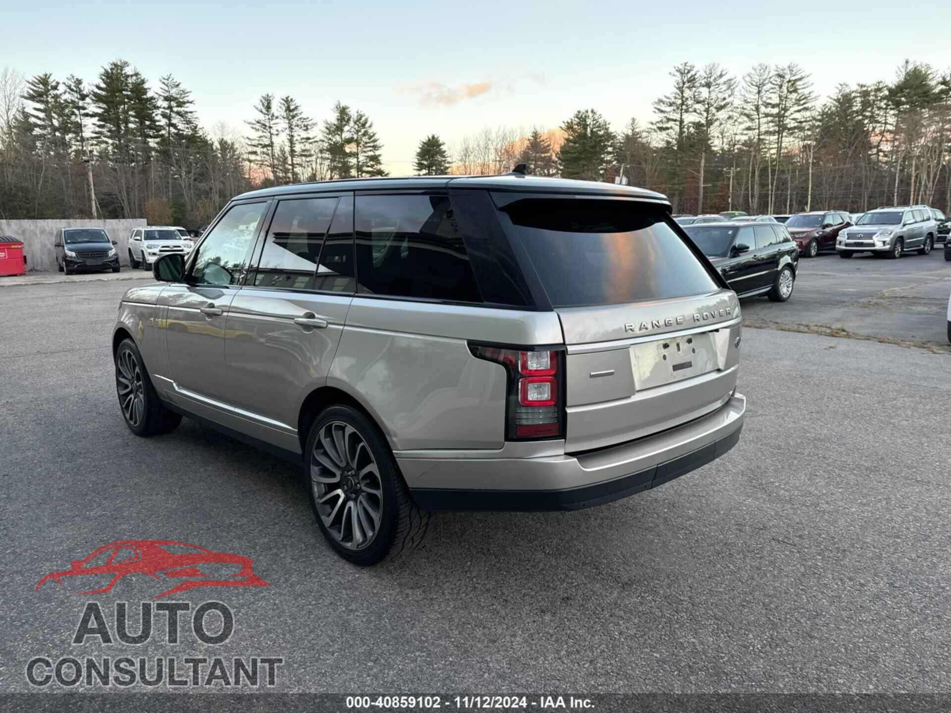 LAND ROVER RANGE ROVER 2016 - SALGS2EFXGA288530